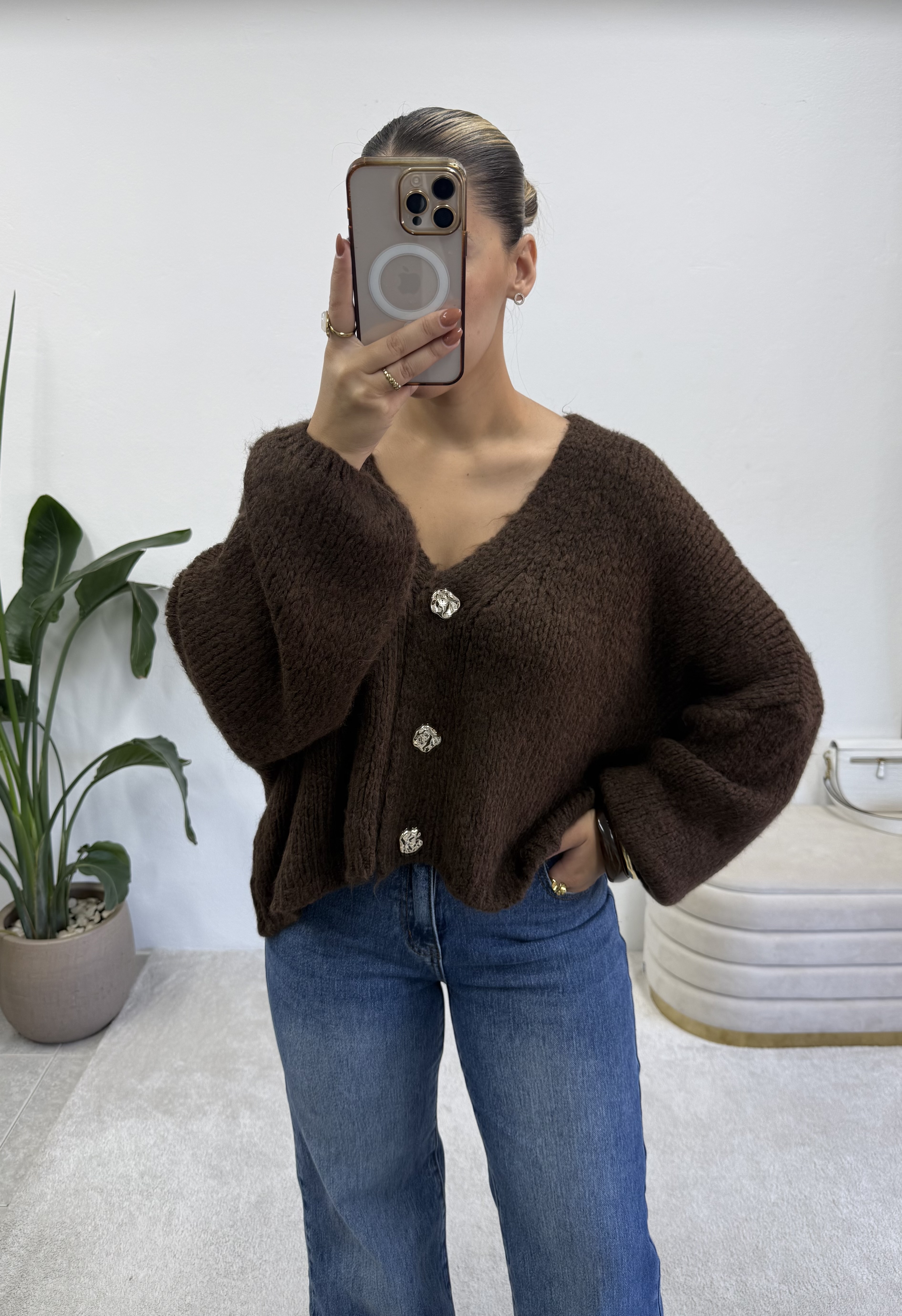Soft Brown Cardigan 3