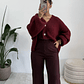 Cardigan Soft Bordeaux - Thumbnail 4