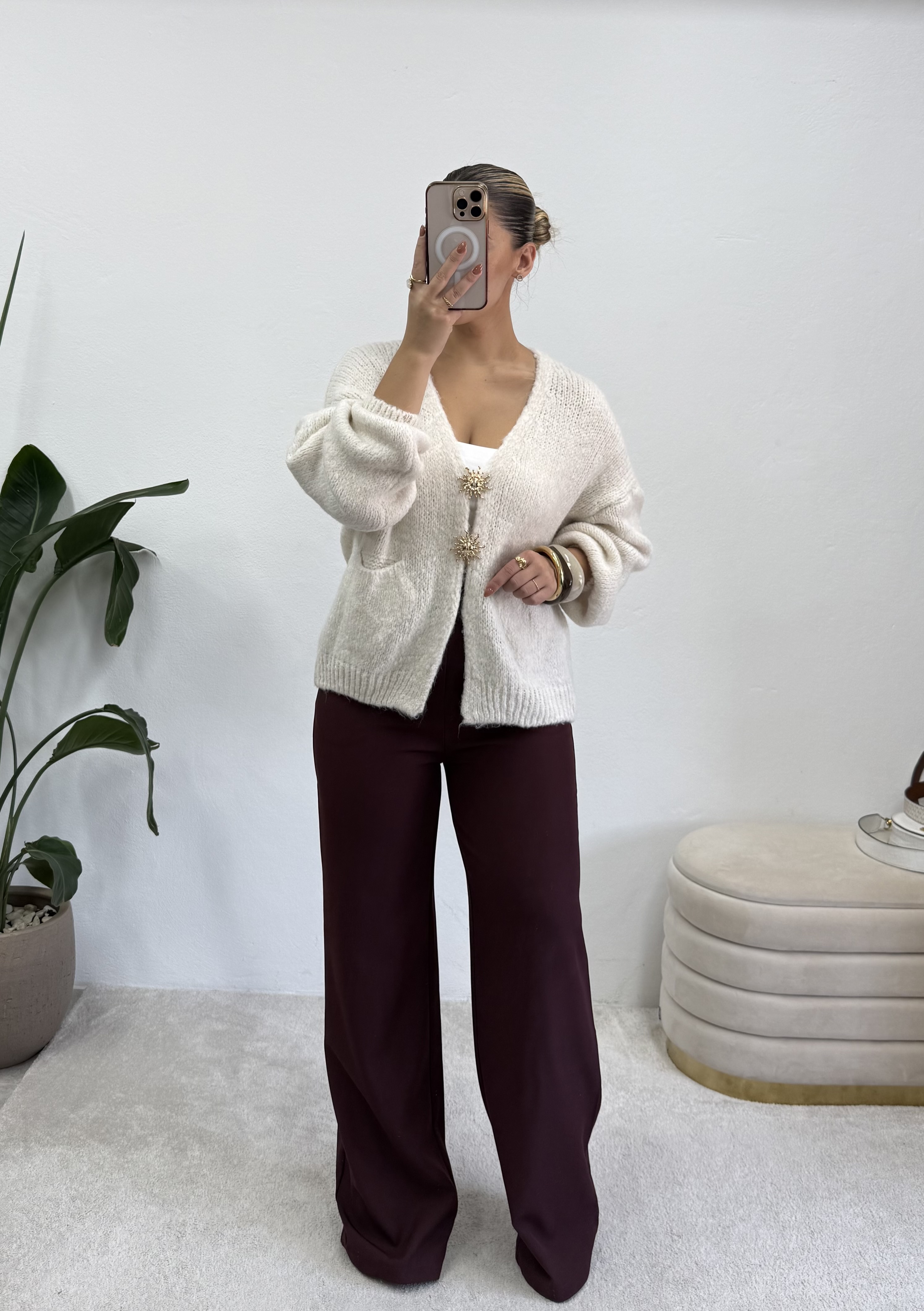 Cardigan Ray of Sun Creme 4