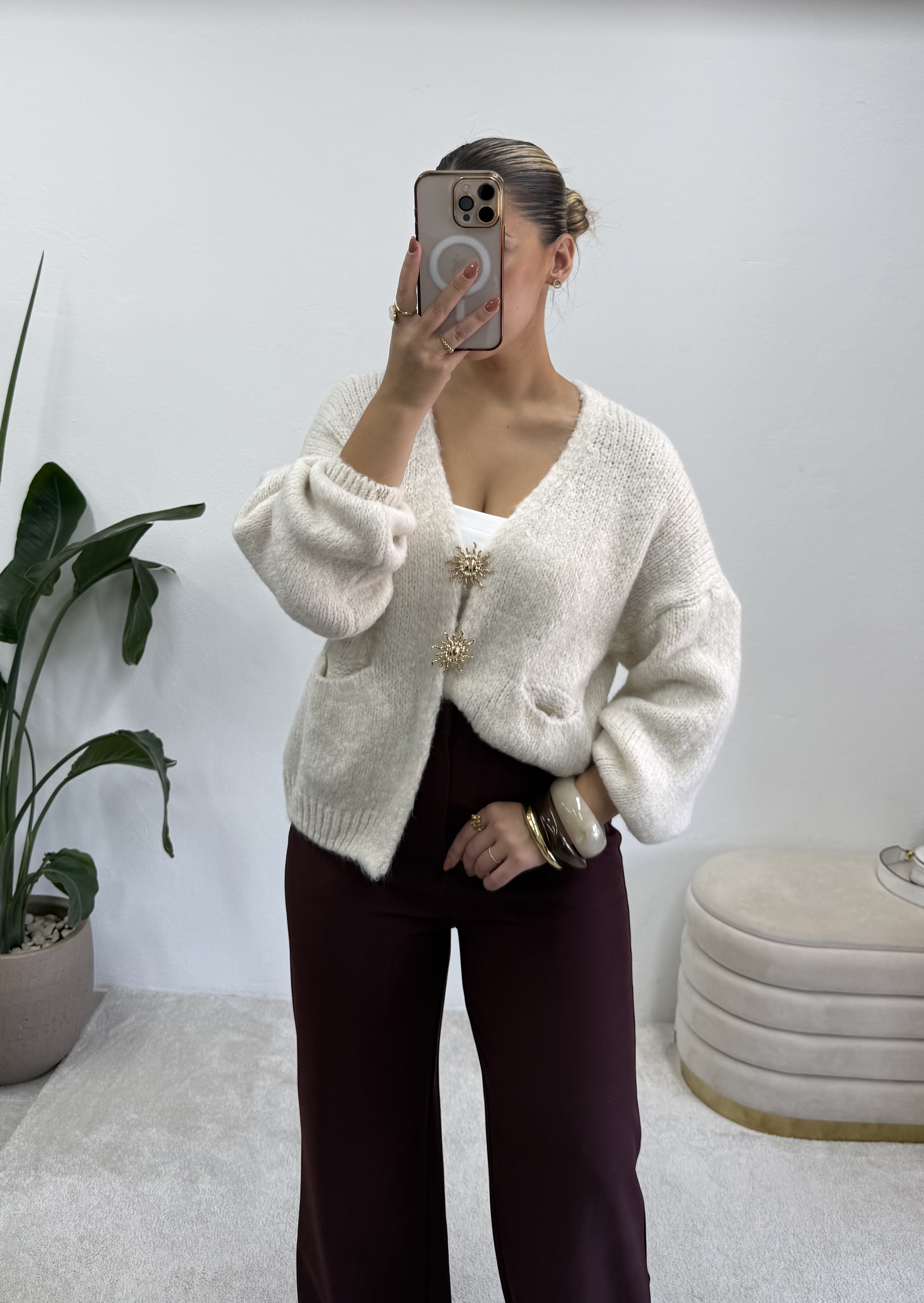 Cardigan Ray of Sun Creme