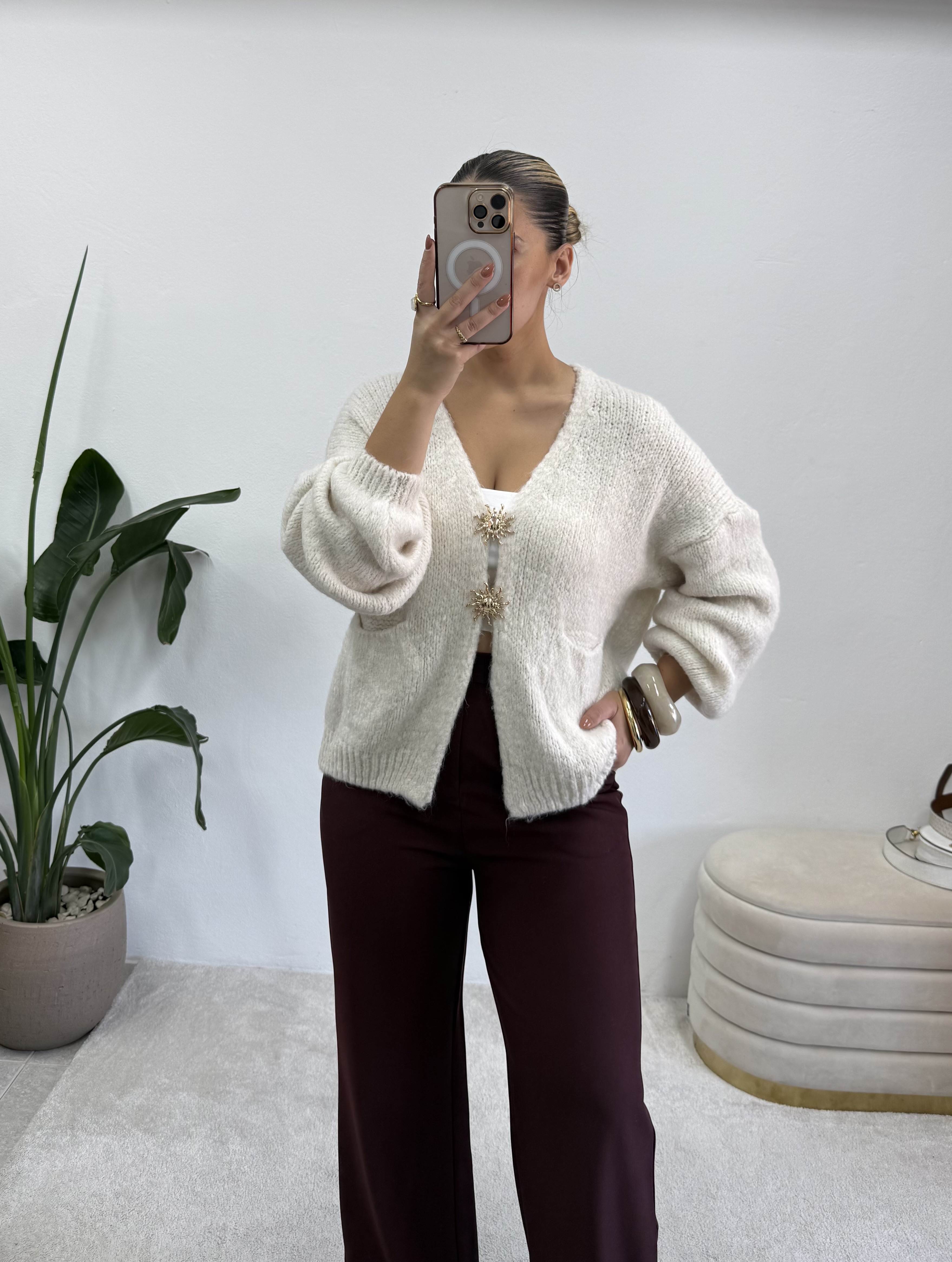 Cardigan Ray of Sun Creme