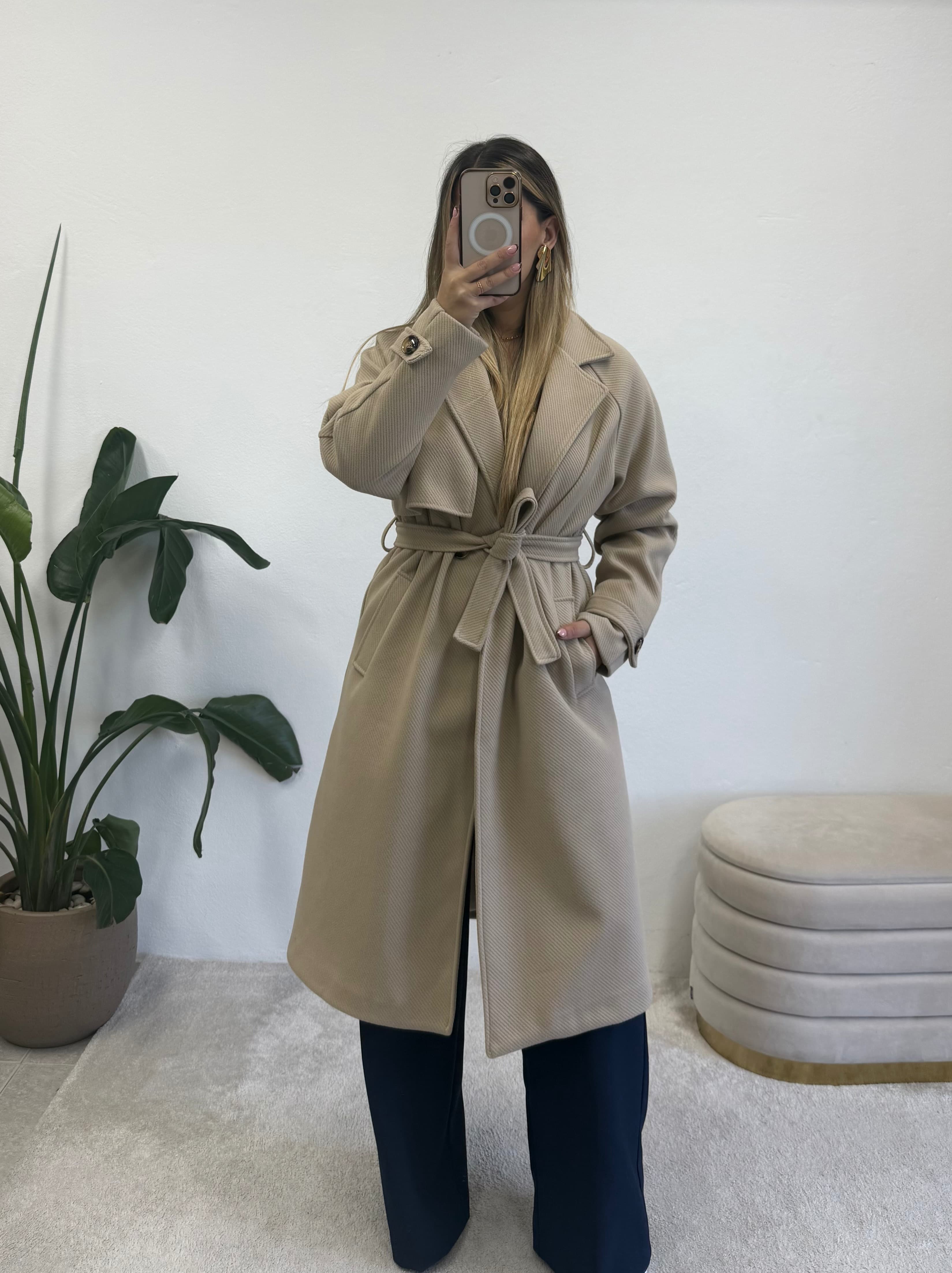 Sobretudo Essential Bege