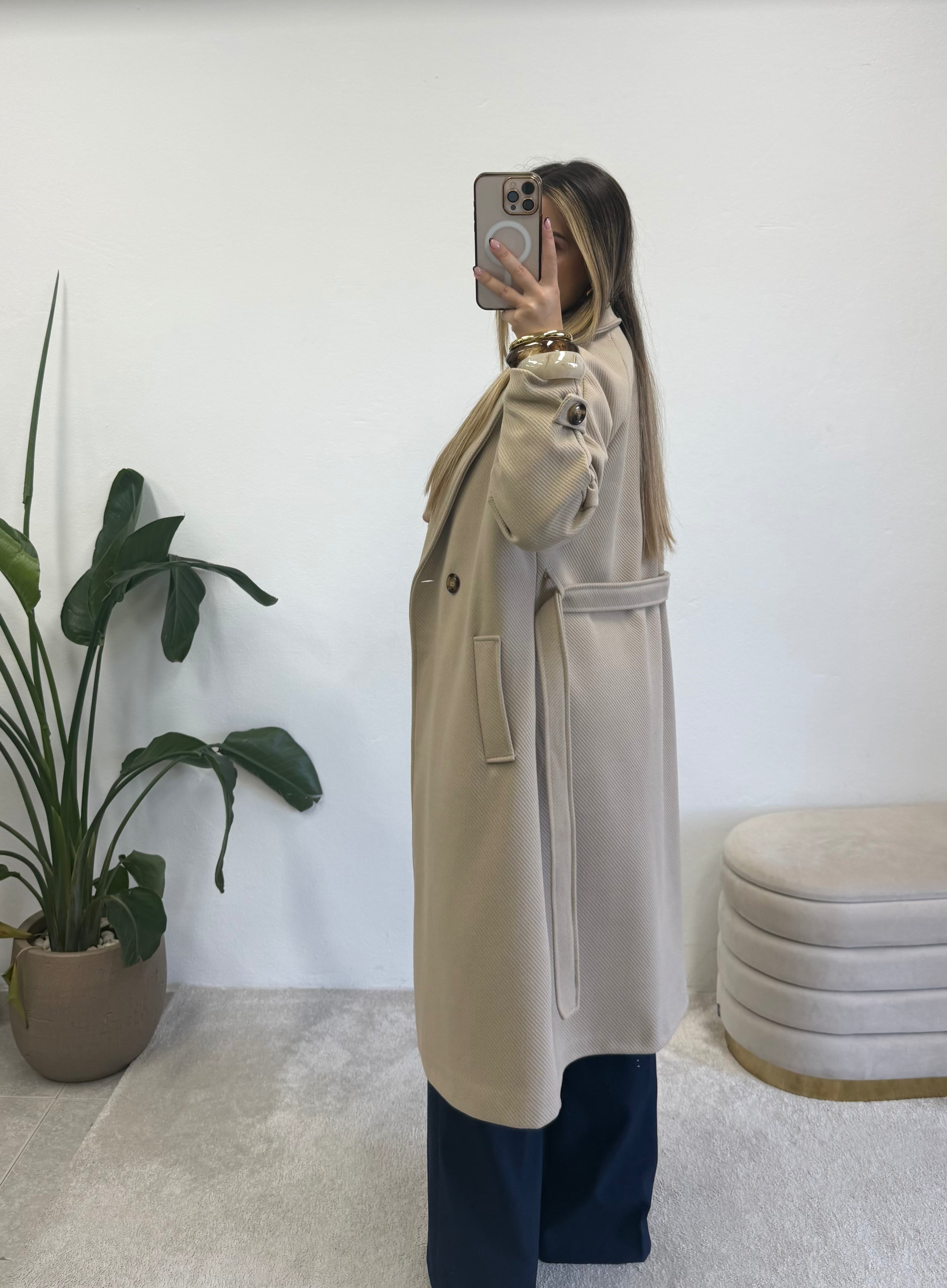 Sobretudo Essential Bege 8