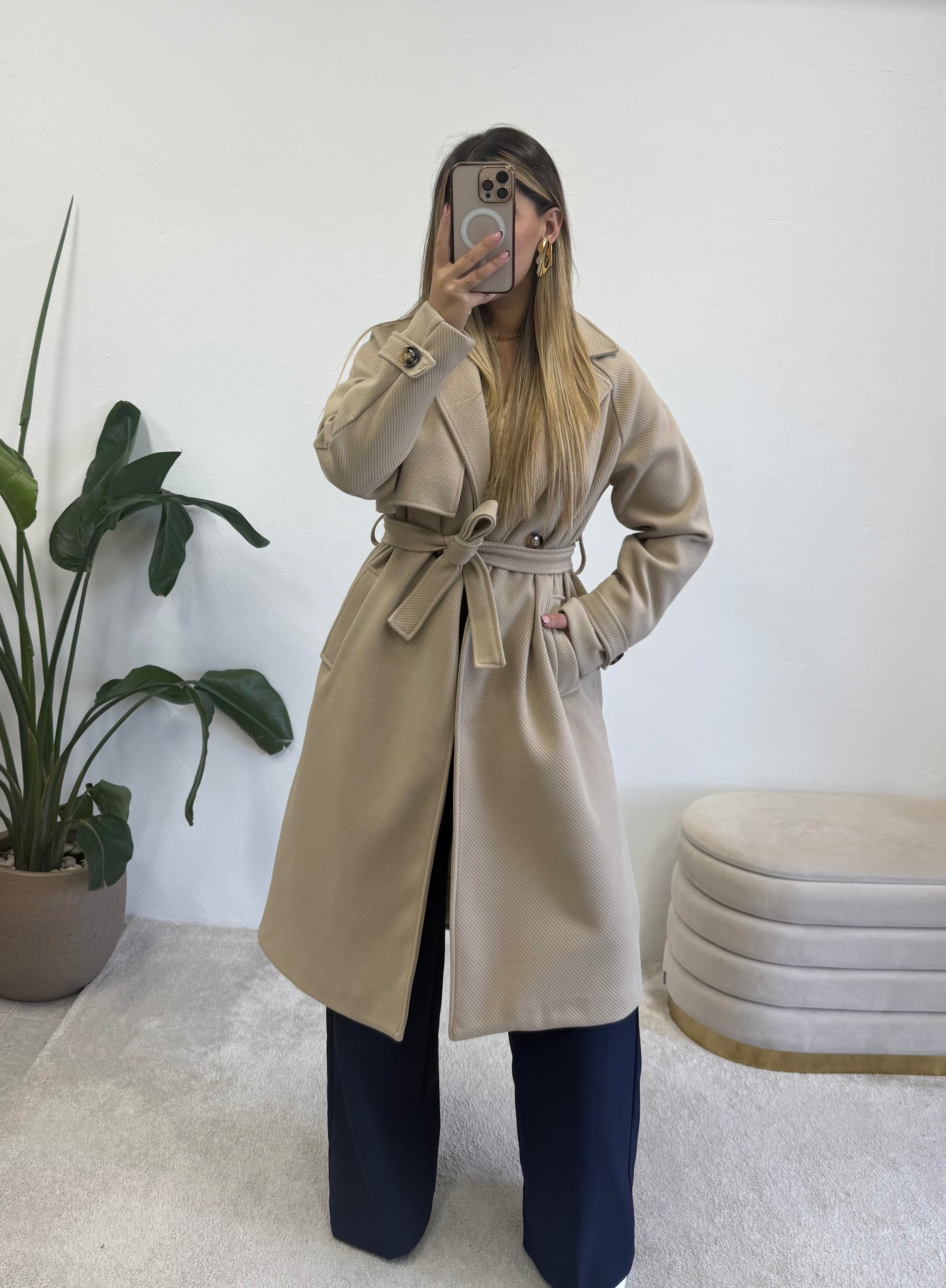 Sobretudo Essential Bege 6