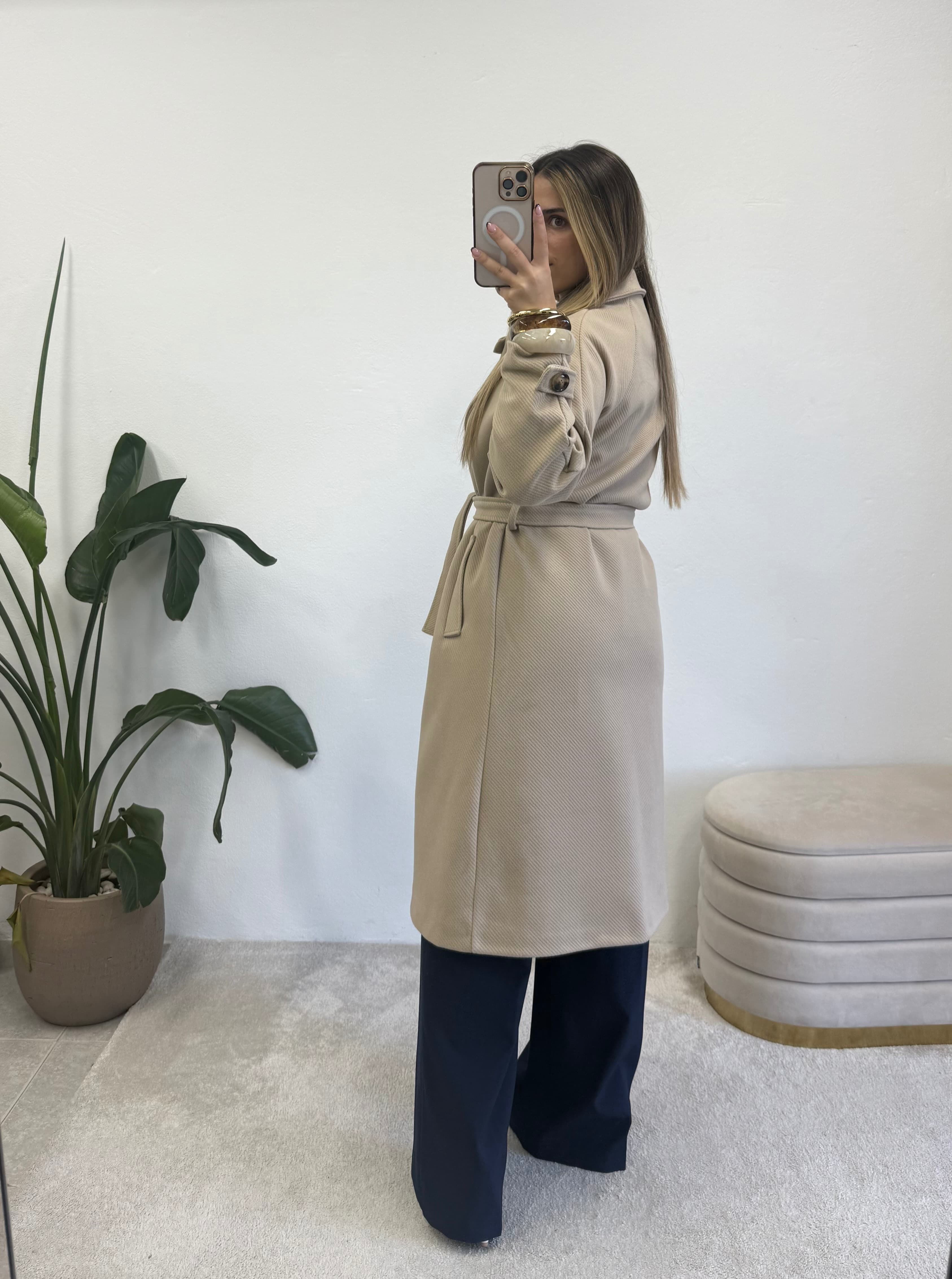 Sobretudo Essential Bege