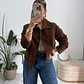 Brown Fall Jacket - Thumbnail 4