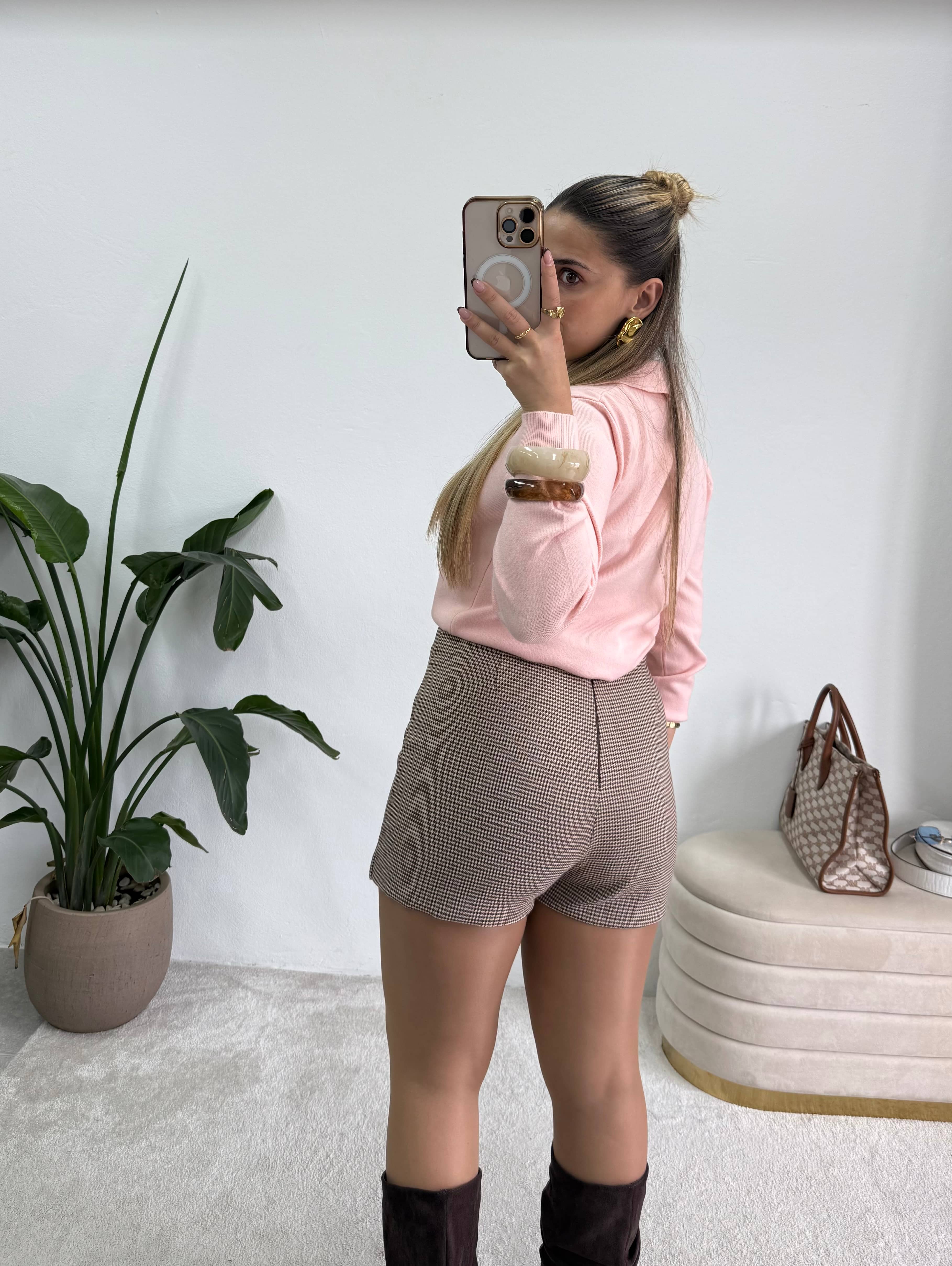 Saia-calção Pied Poule  4