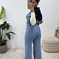 Jeans Wide Leg Bolsos Frontais - Thumbnail 7