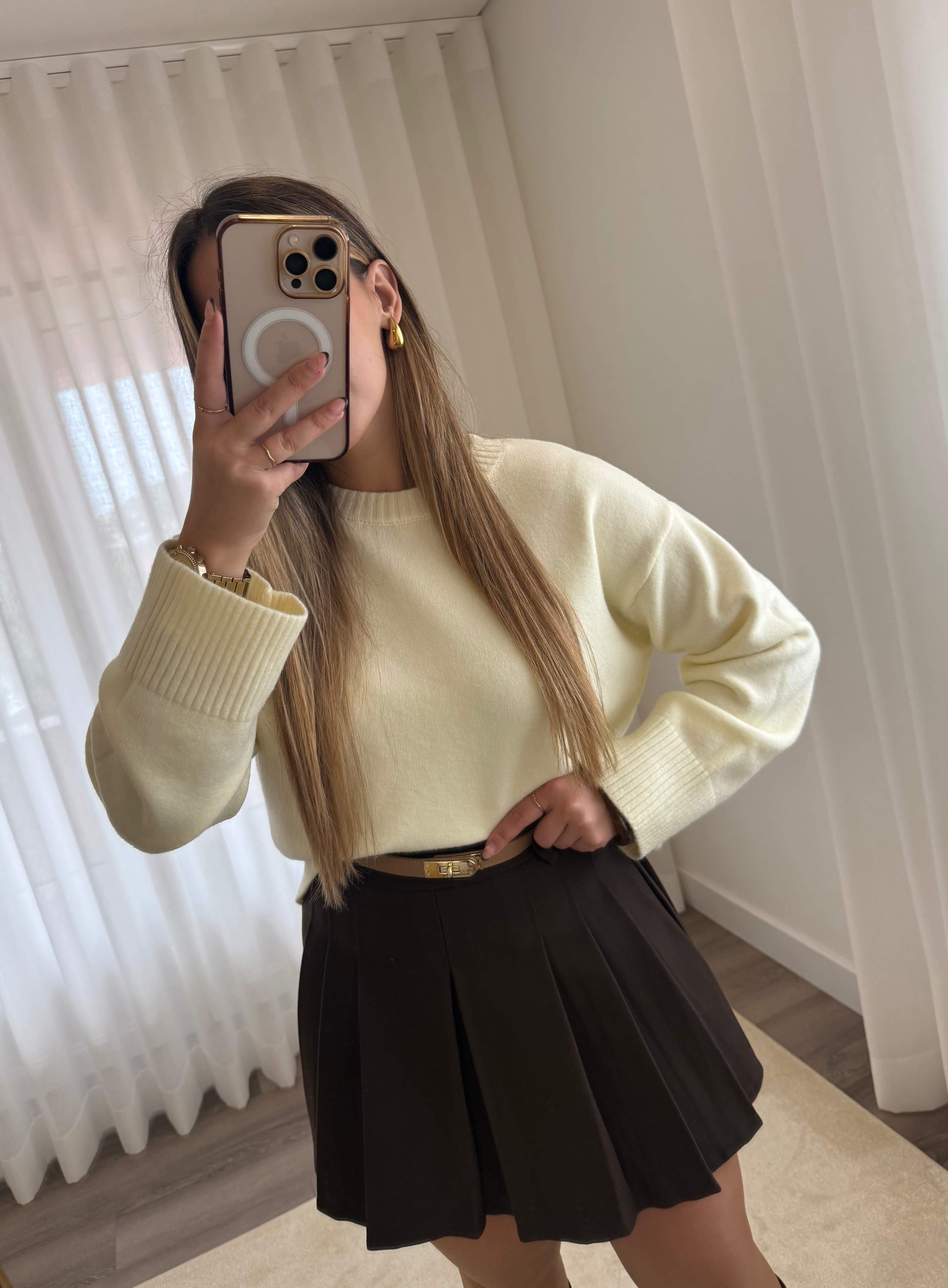 Malha Mochy Amarelo Pastel