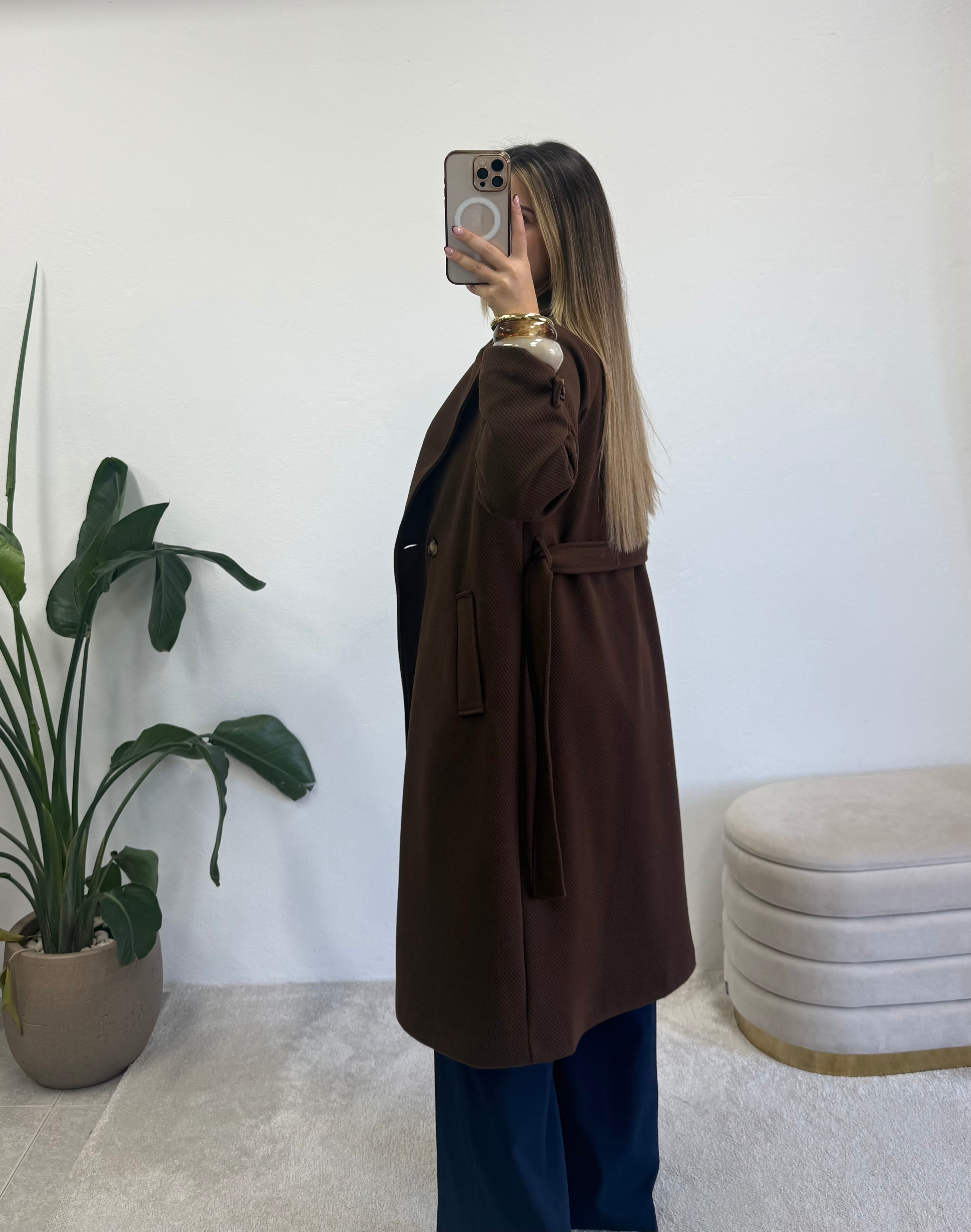 Sobretudo Essential Castanho 7