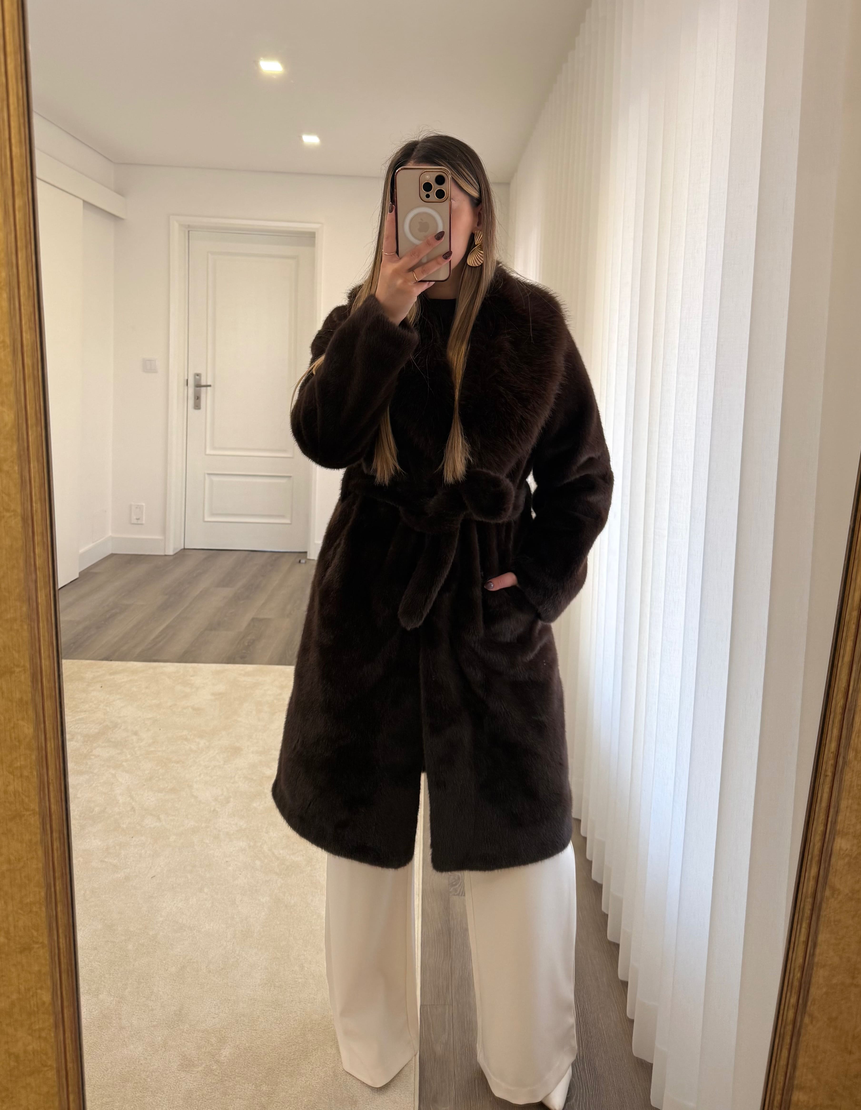 Casaco Pêlo Deluxe Brown 7