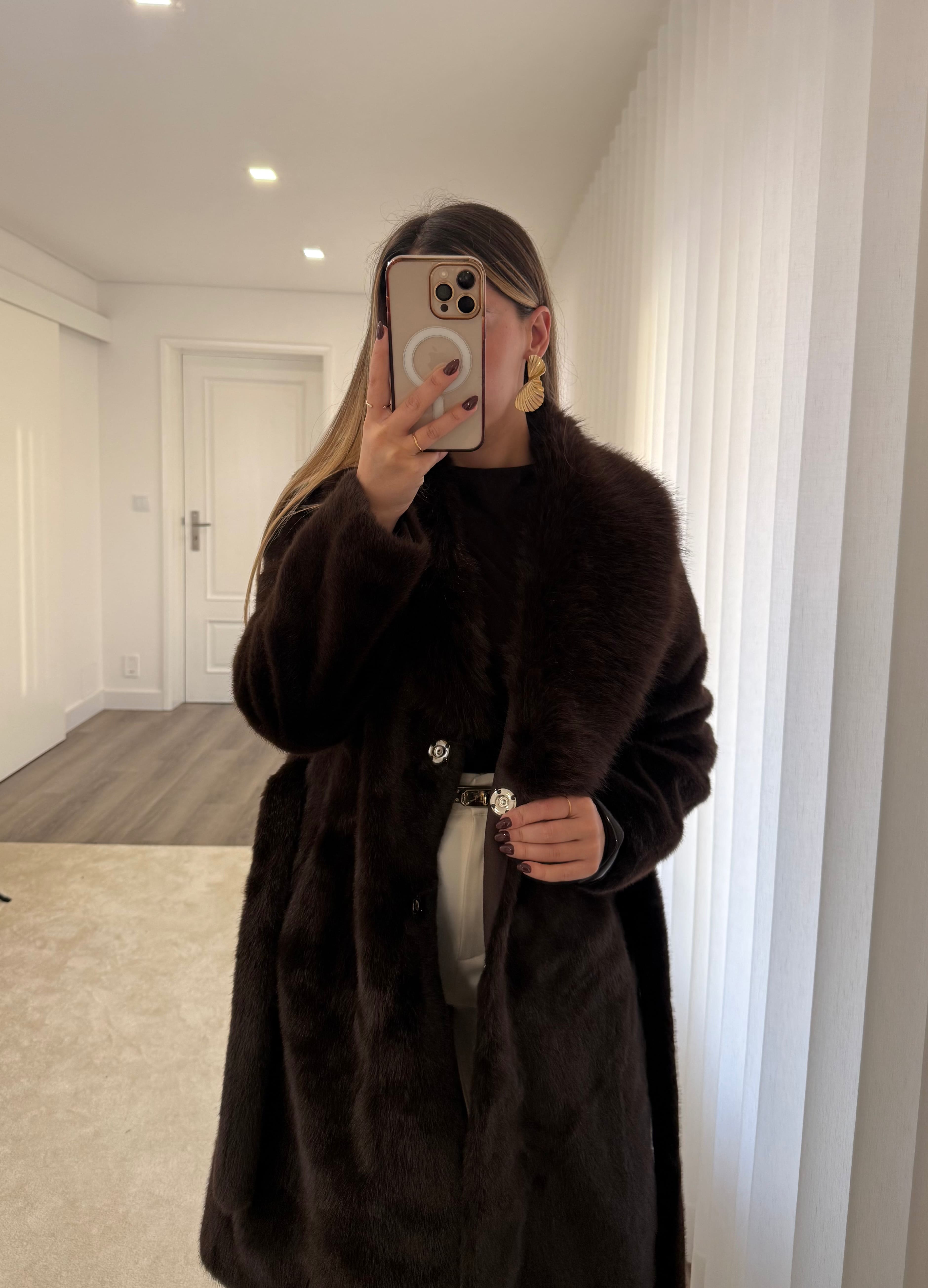 Casaco Pêlo Deluxe Brown 6