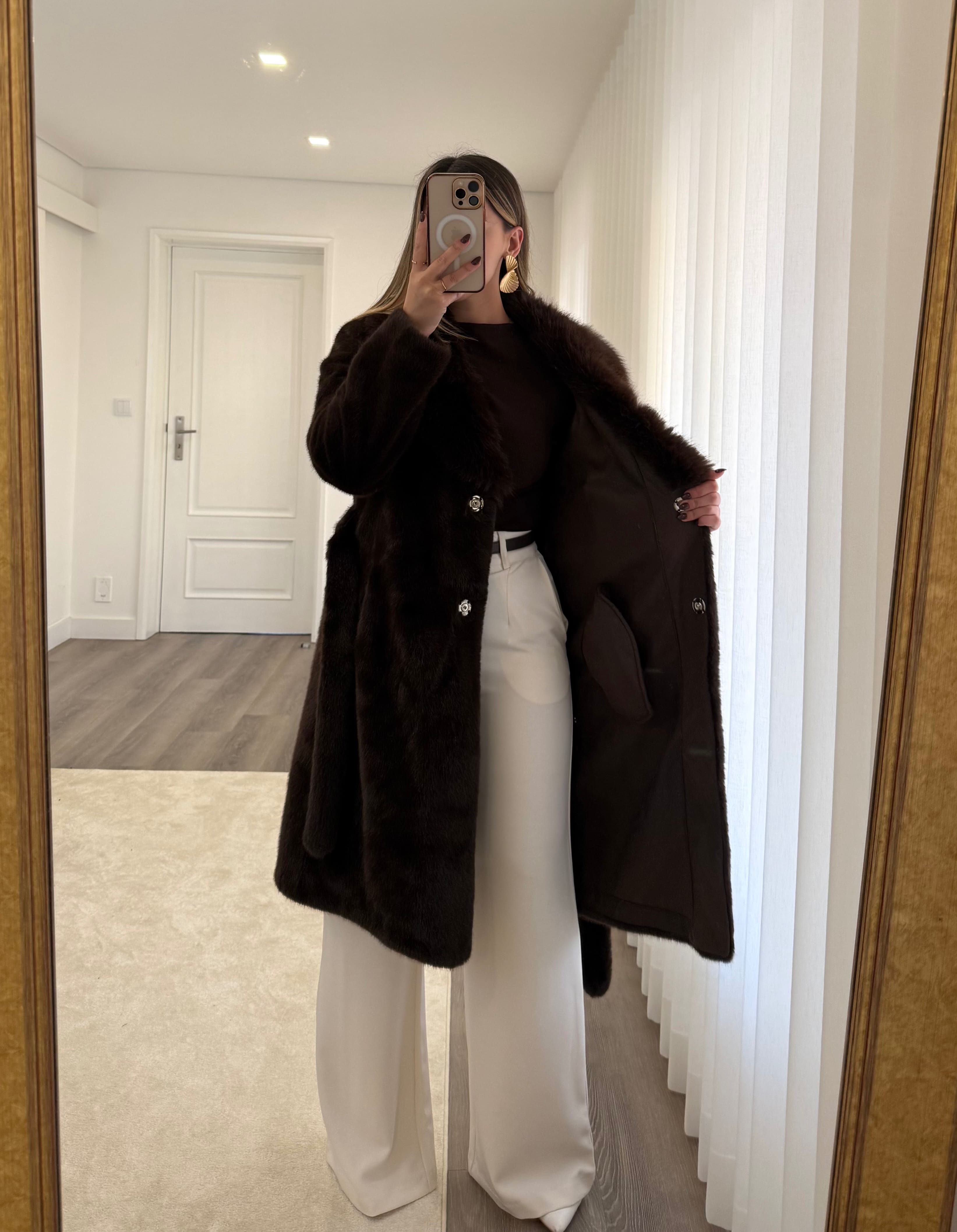 Casaco Pêlo Deluxe Brown 4