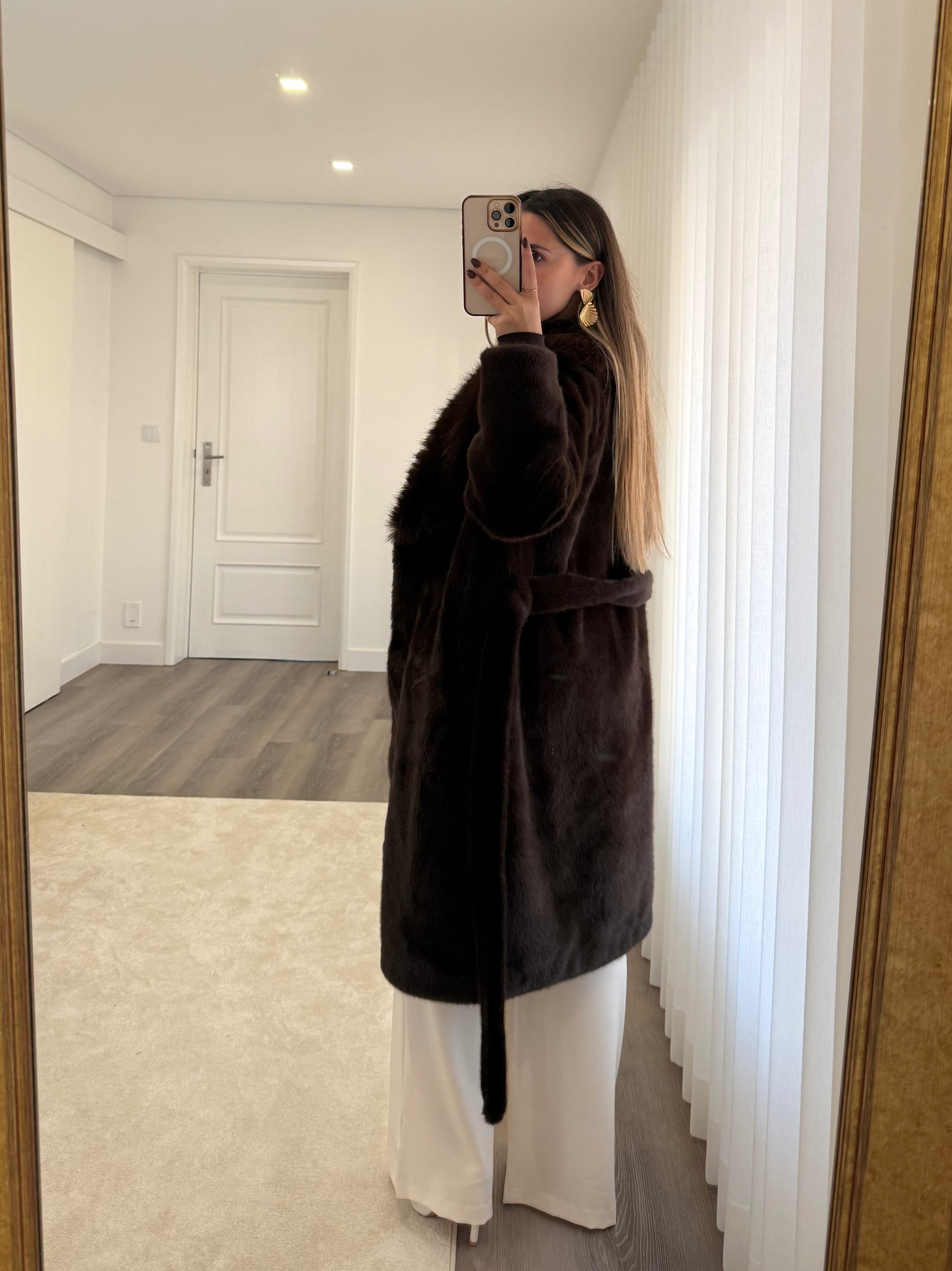 Casaco Pêlo Deluxe Brown 3