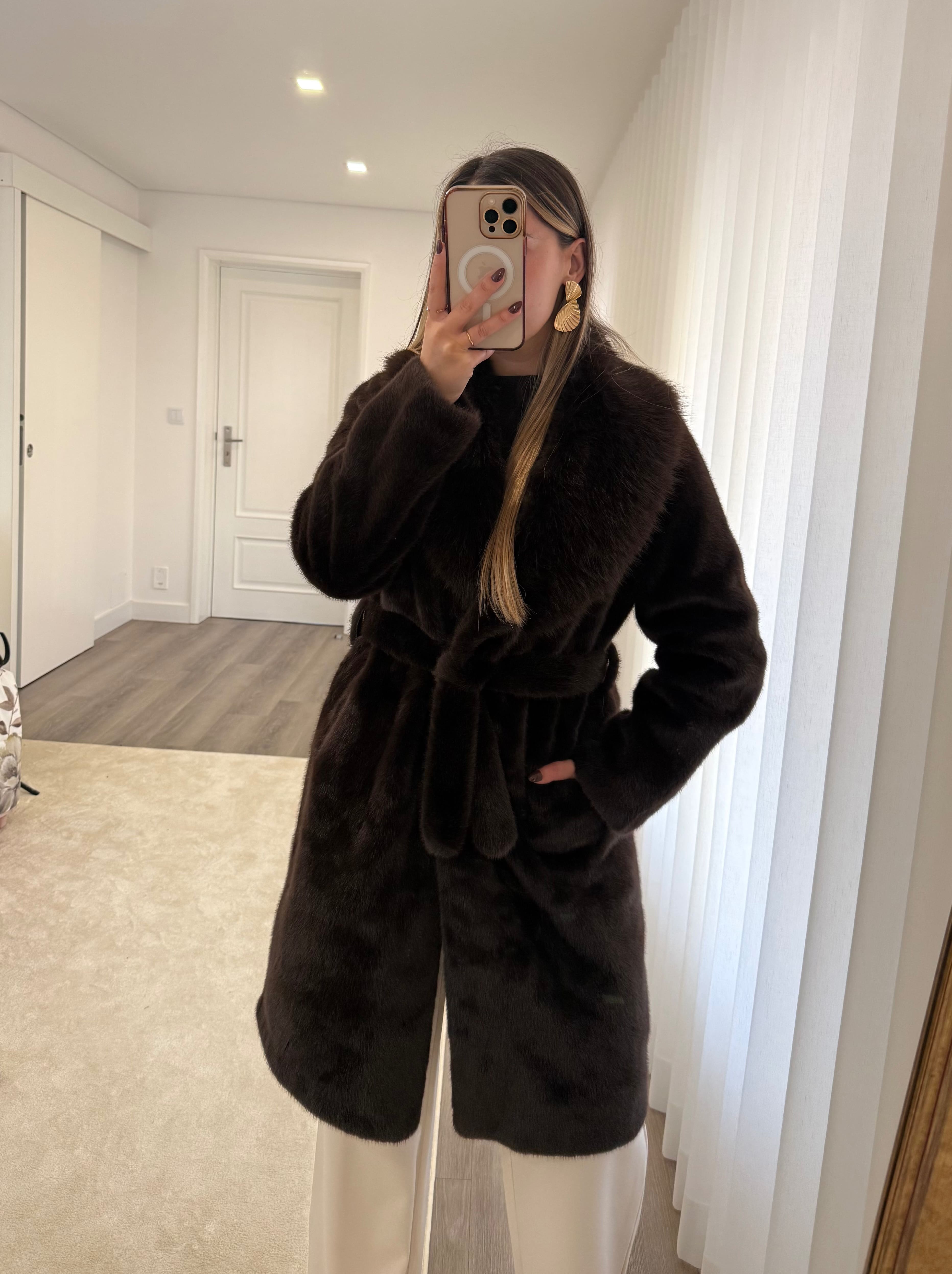 Casaco Pêlo Deluxe Brown 5