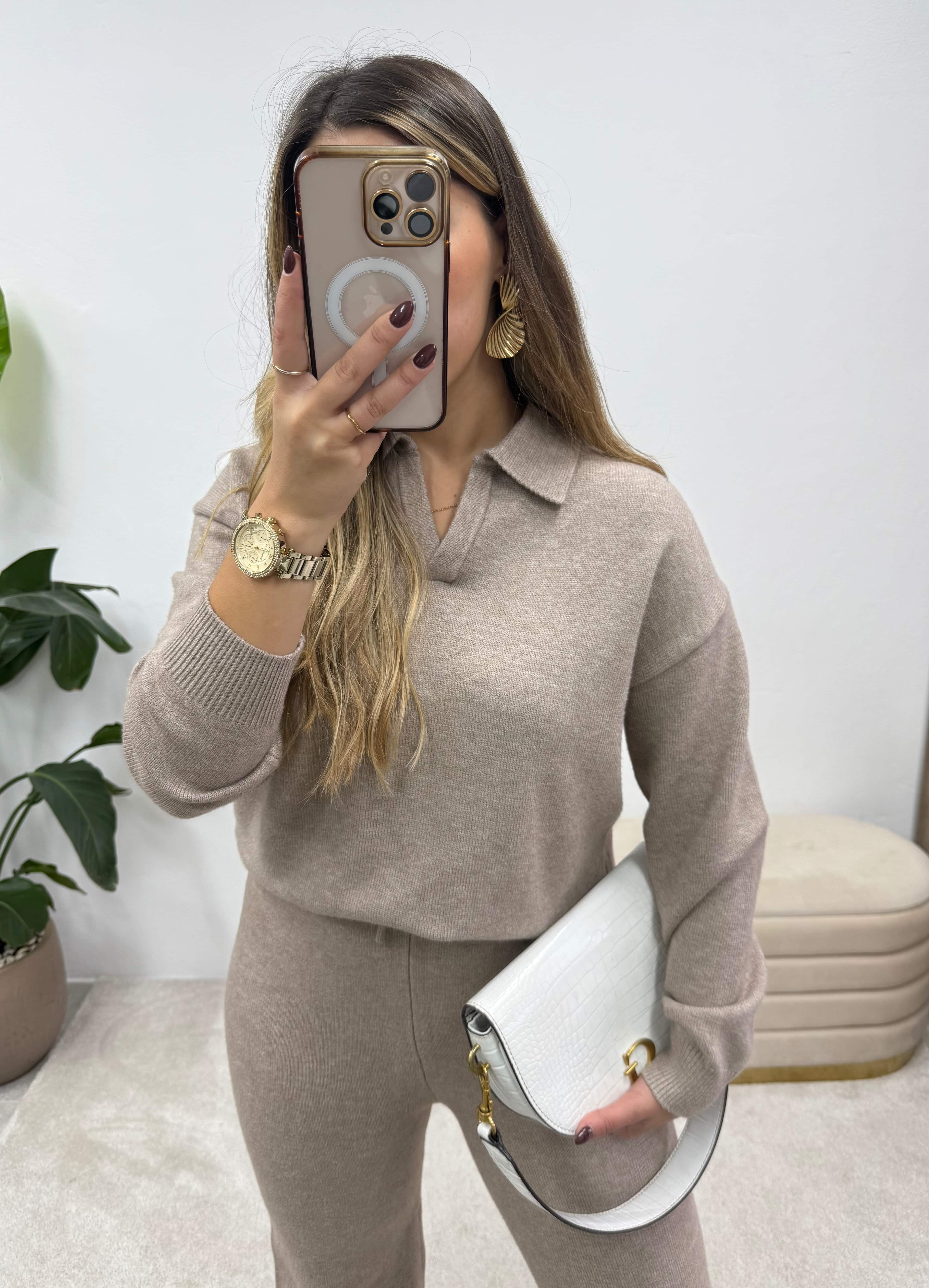 Conjunto Cozy Lux Cappuccino