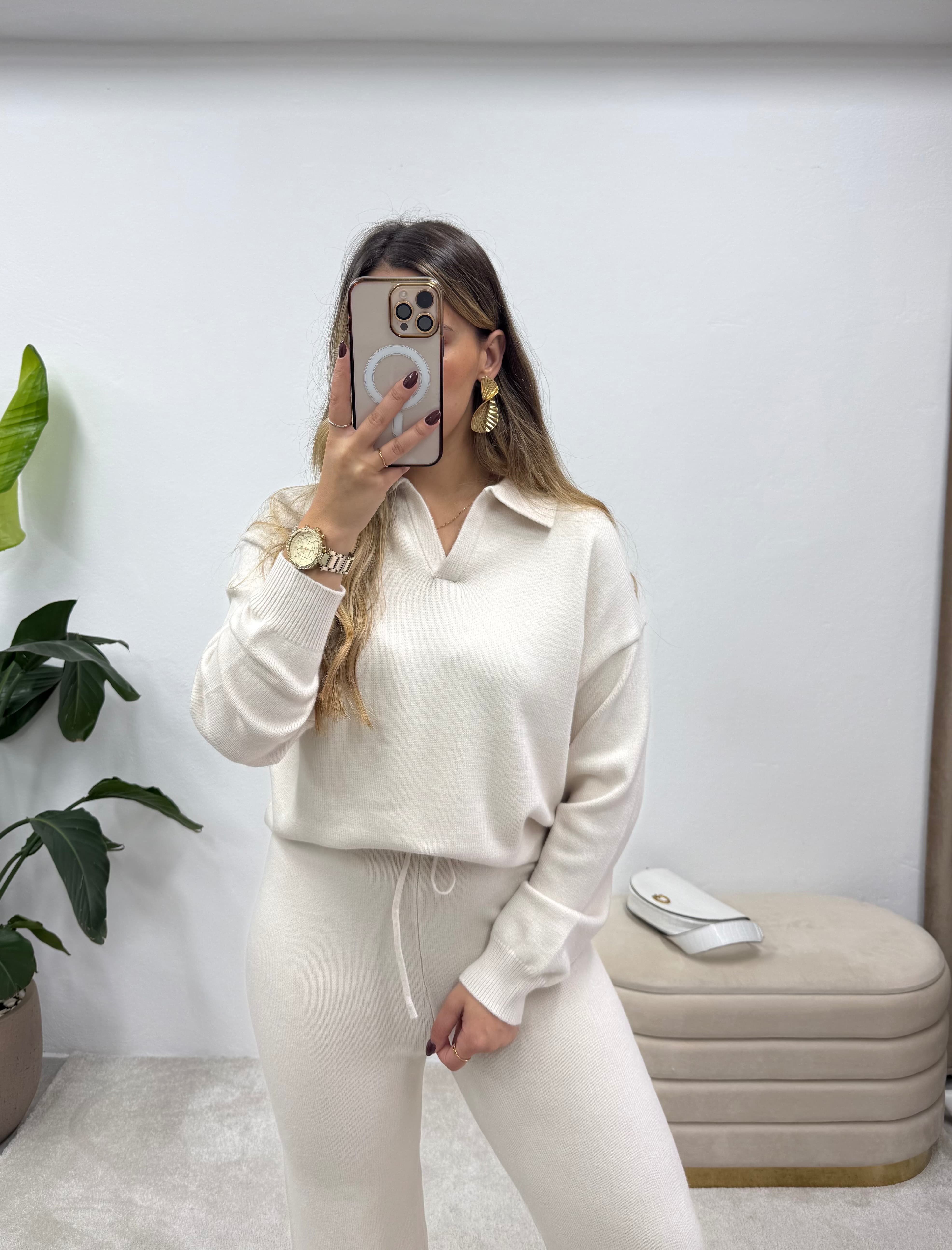 Conjunto Cozy Lux Creme 3