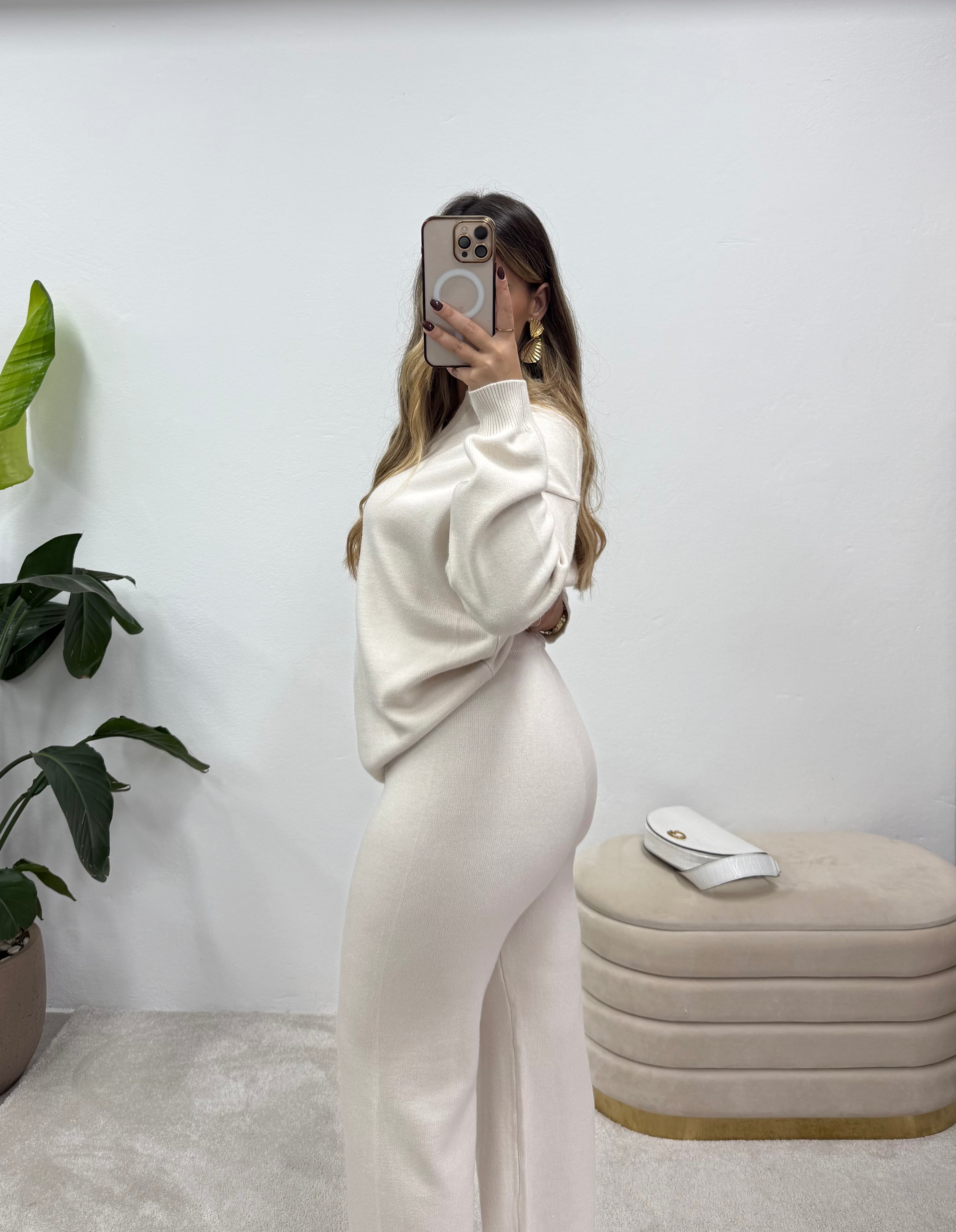 Conjunto Cozy Lux Creme