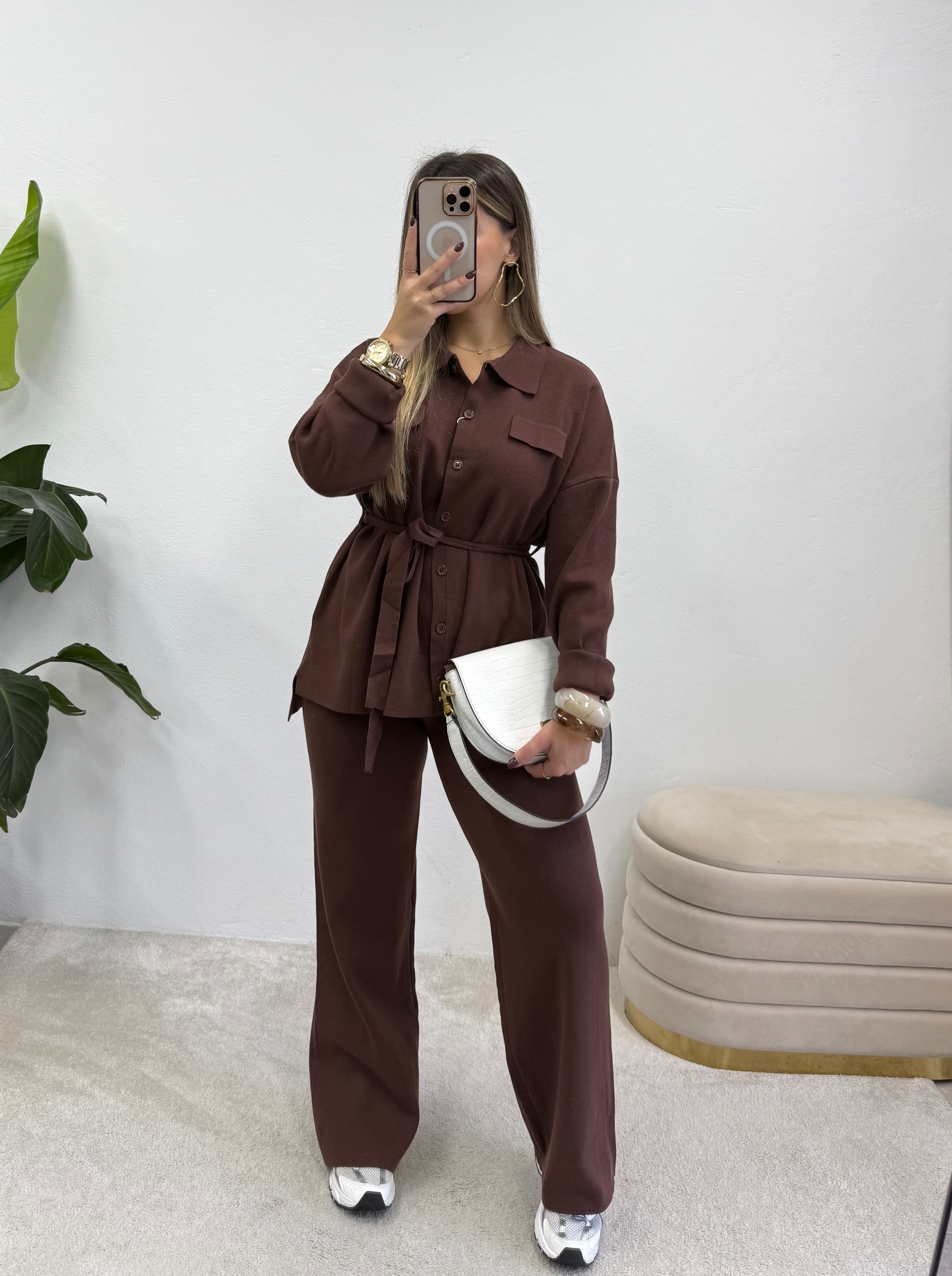 Conjunto Pure Castanho 