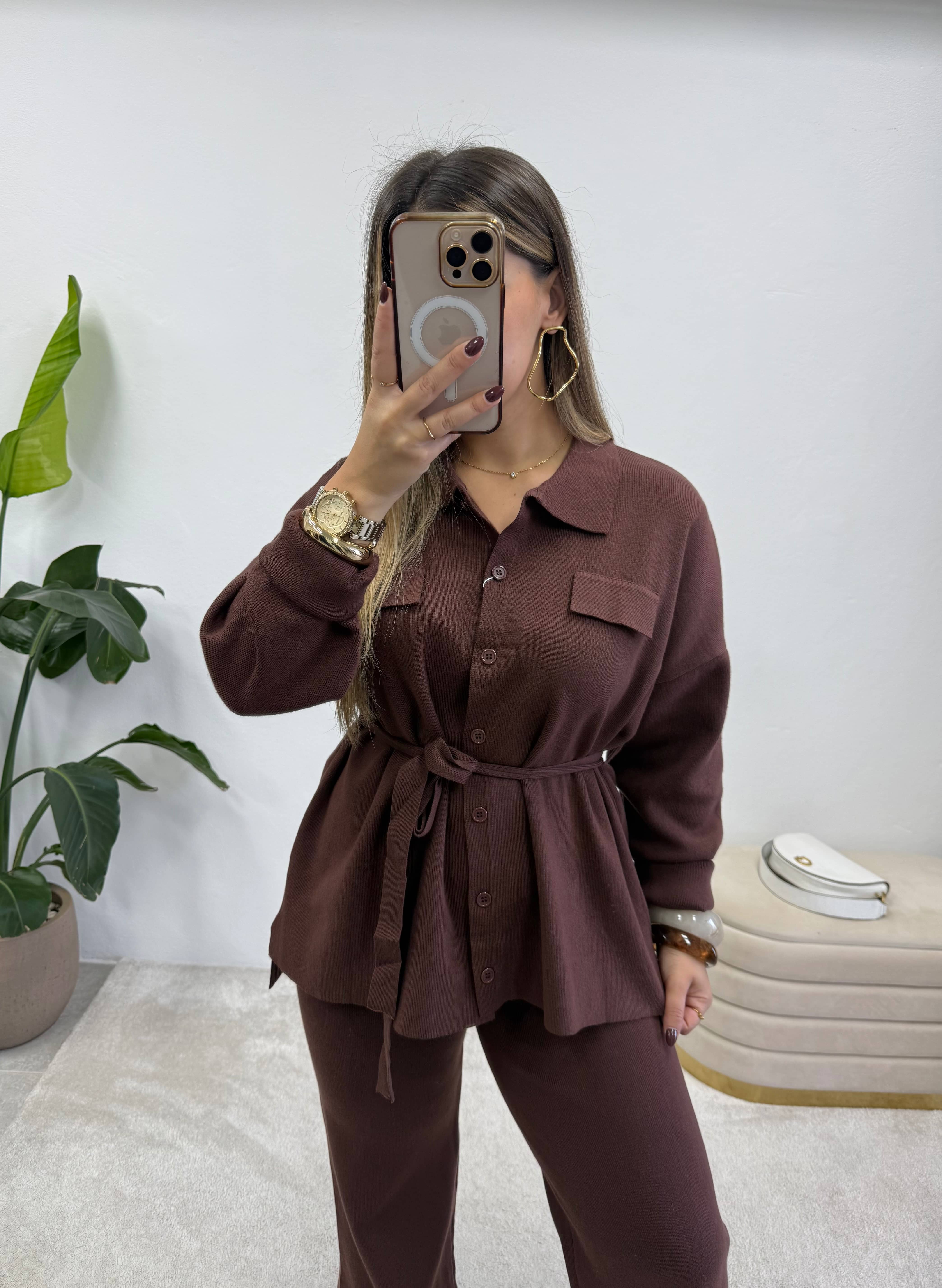 Conjunto Pure Castanho 