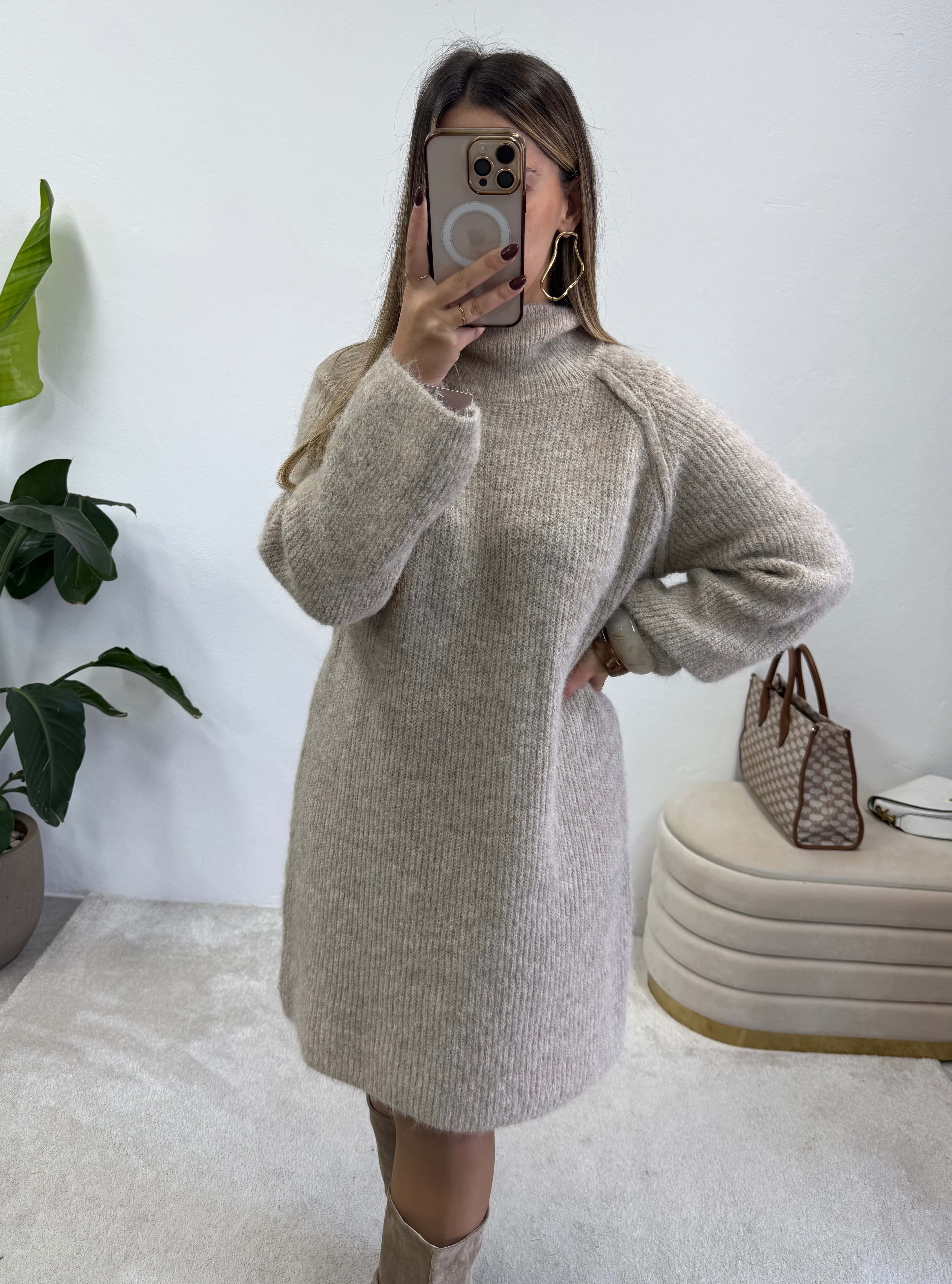Vestido Winter Bege 4