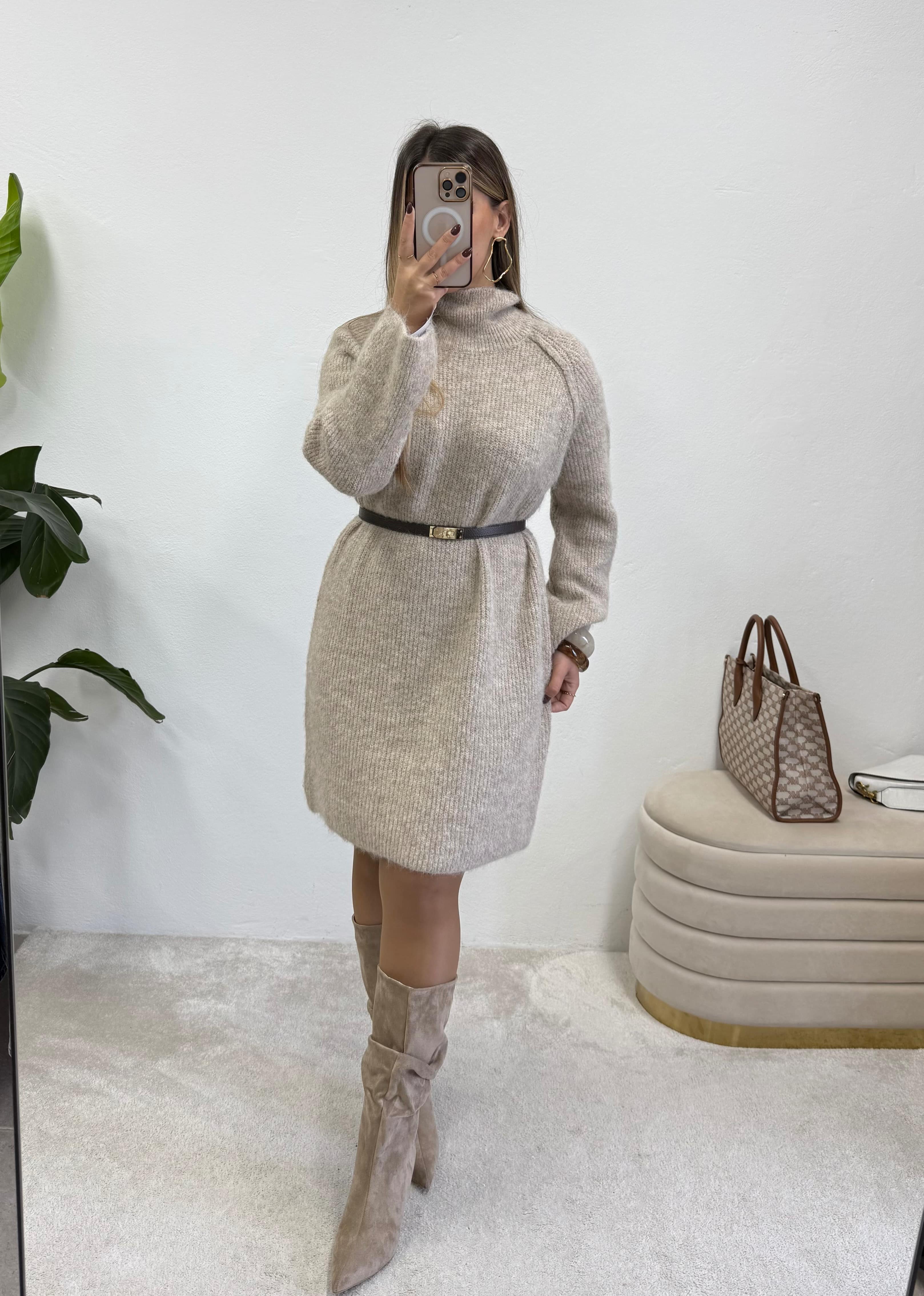 Vestido Winter Bege 5