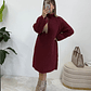 Vestido Winter Bordeaux  - Thumbnail 3