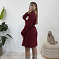 Vestido Winter Bordeaux  - Thumbnail 2