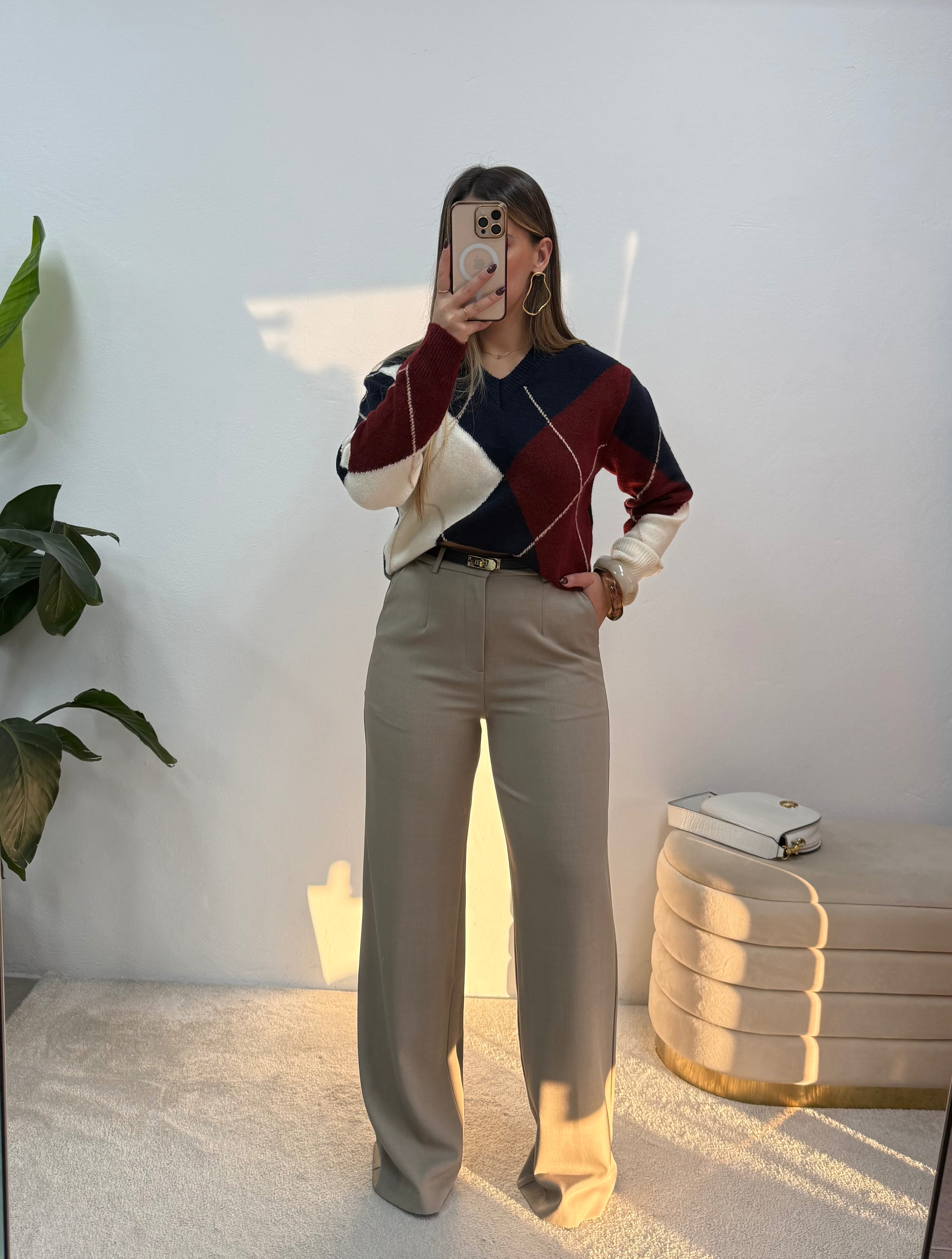 Calça Power Shape Taupe 5