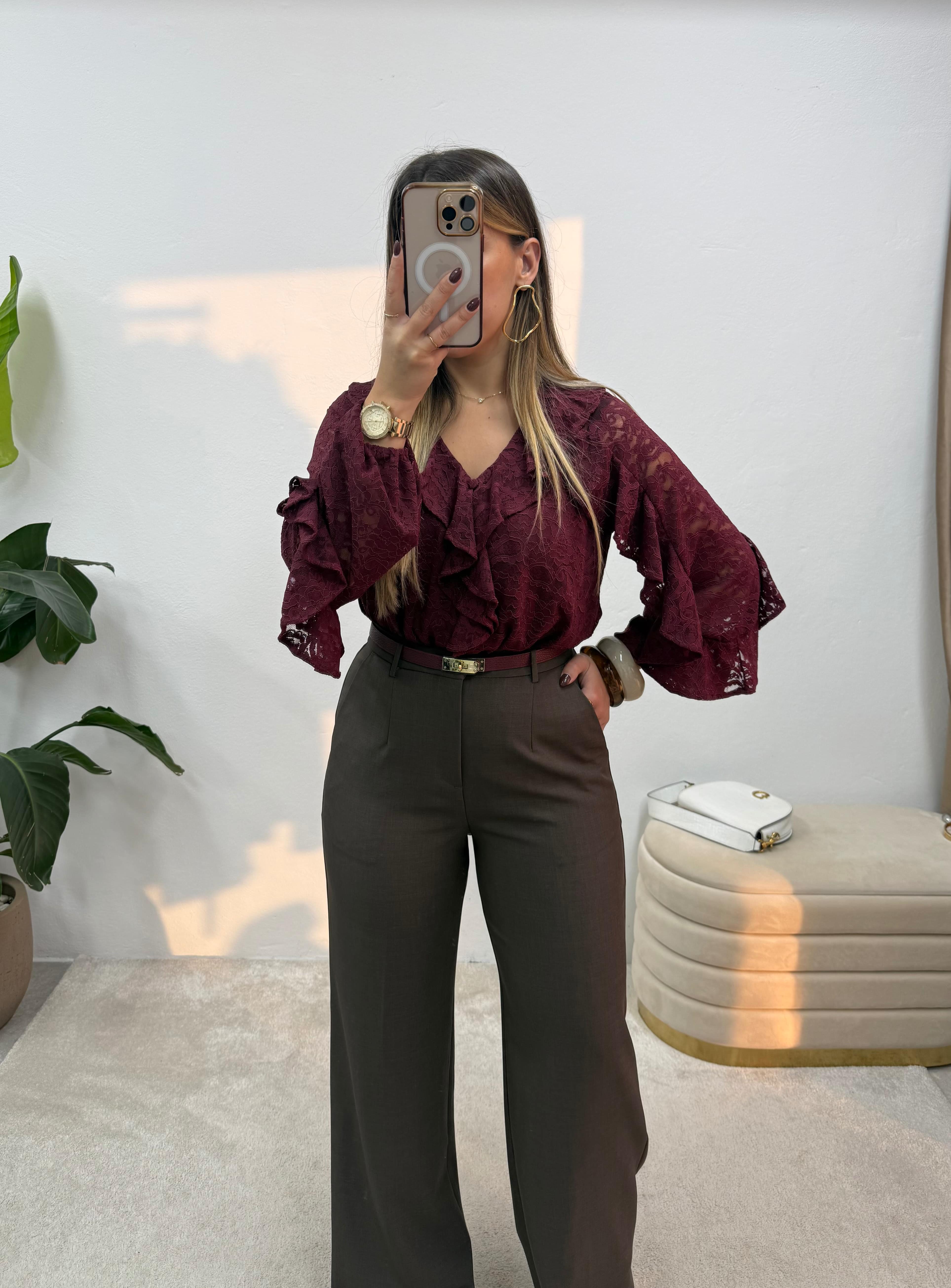 Calça Power Shape Castanho 2