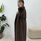 Coat luxe Brown - Thumbnail 6