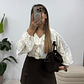 Blusa de Renda Creme - Thumbnail 1