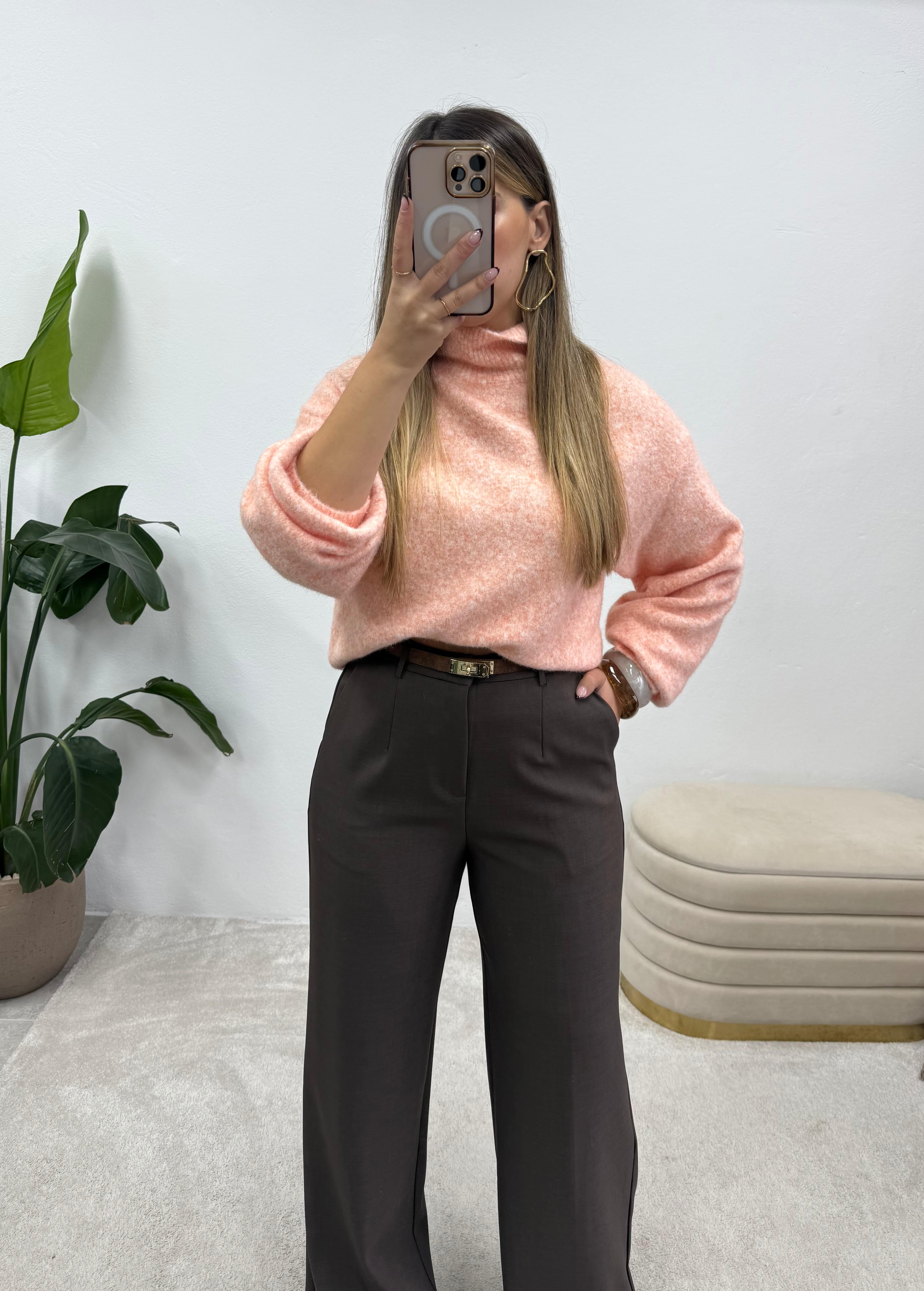 Malha algodão doce coral 2