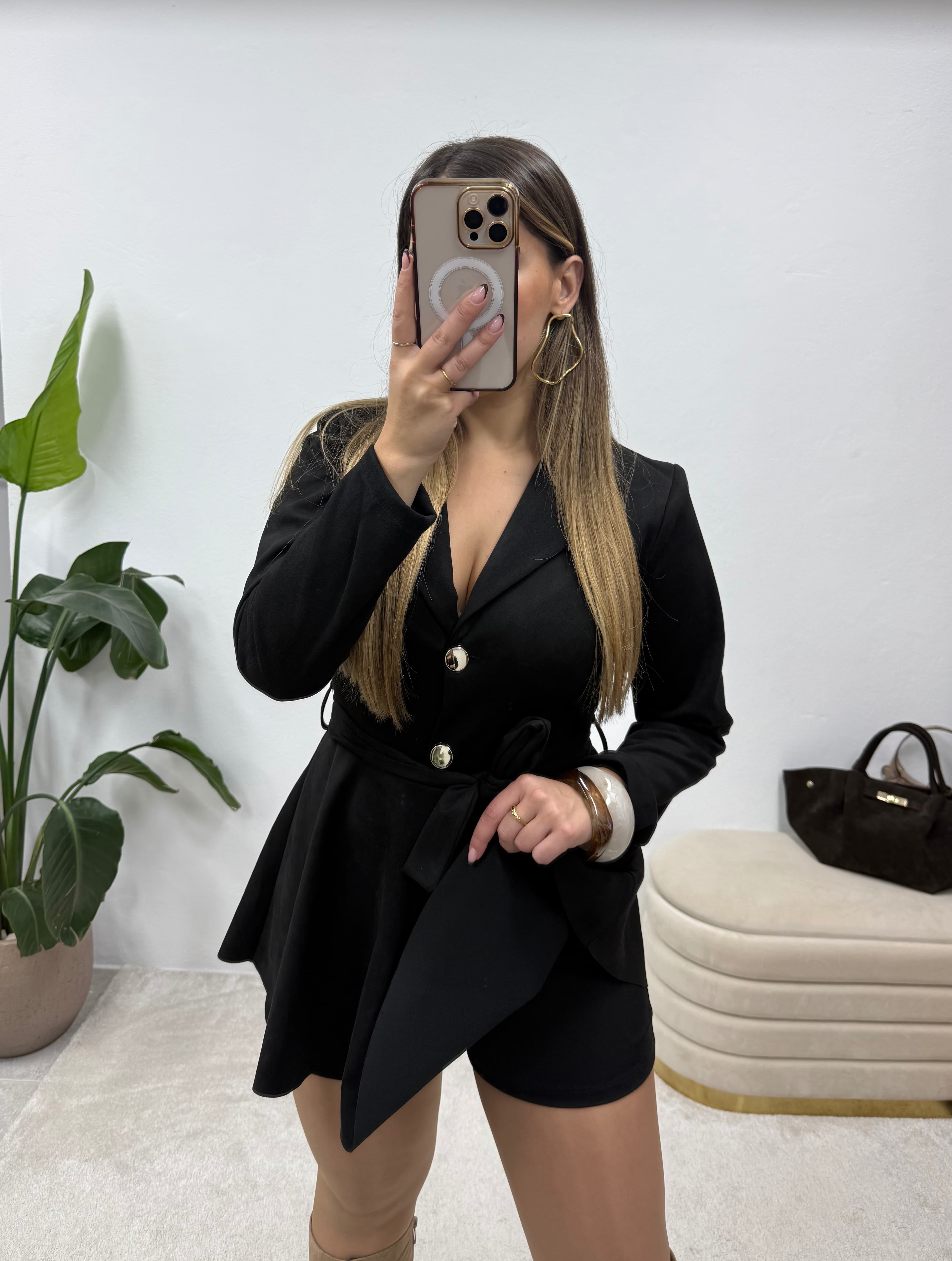 Macacão Preto Prestige