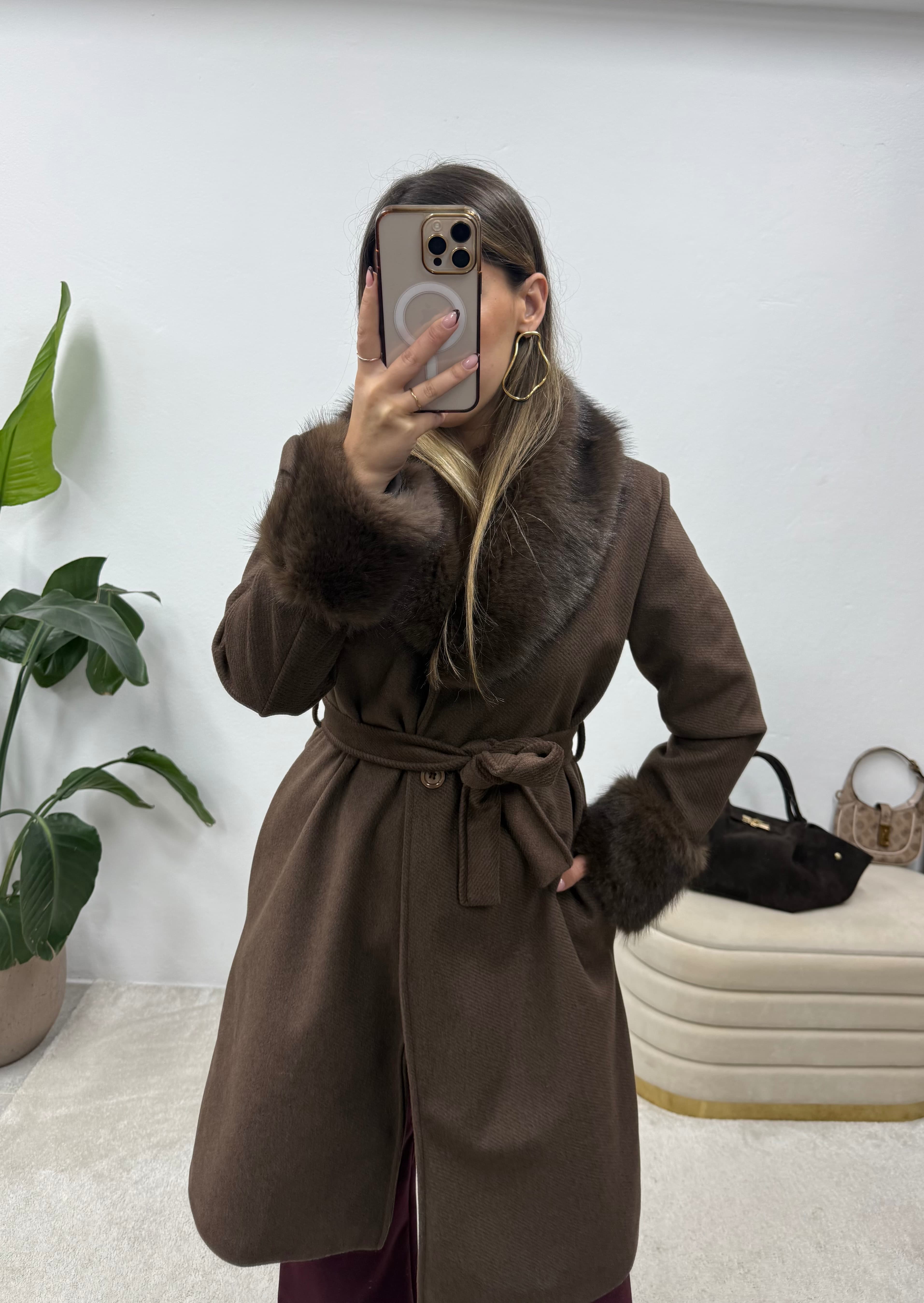 Sobretudo Glam Brown 