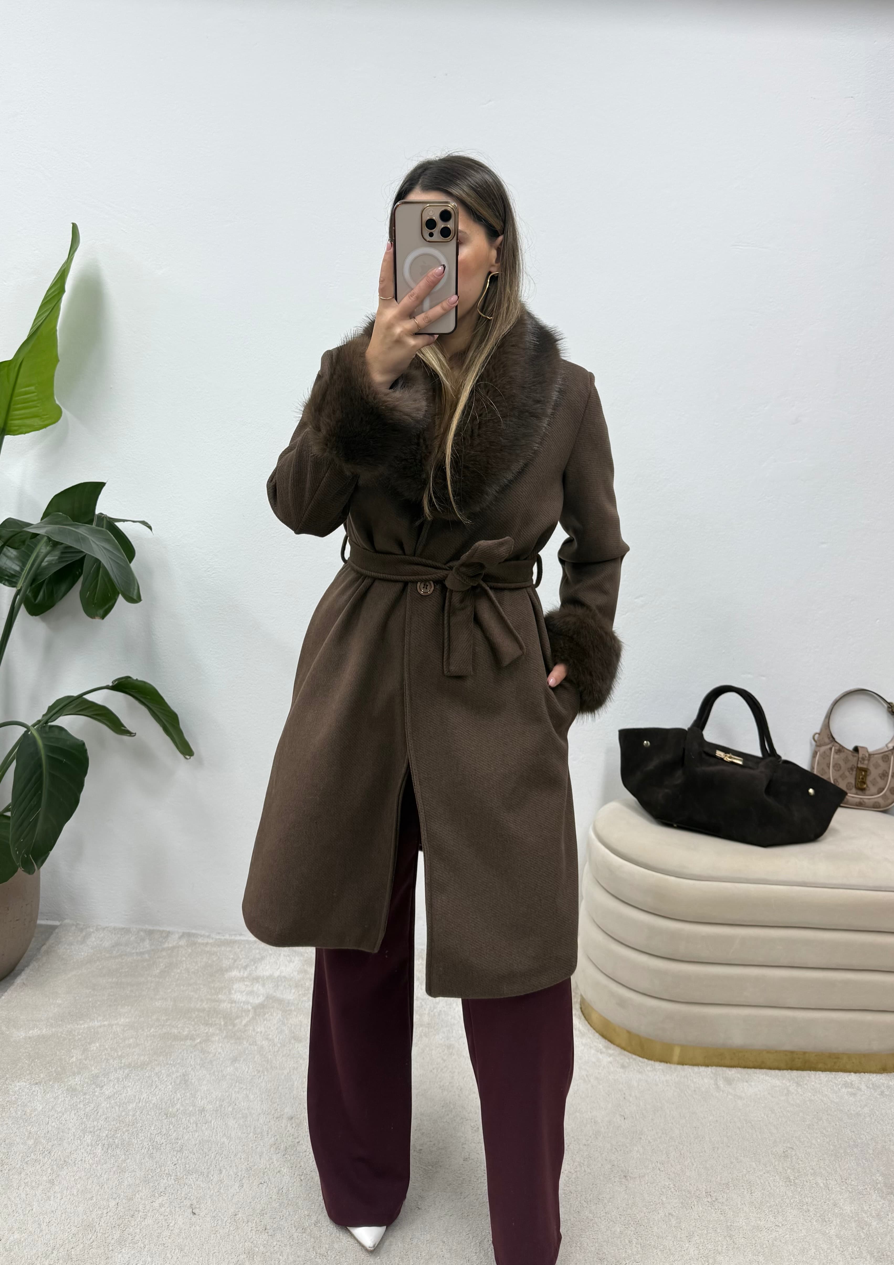 Sobretudo Glam Brown  8