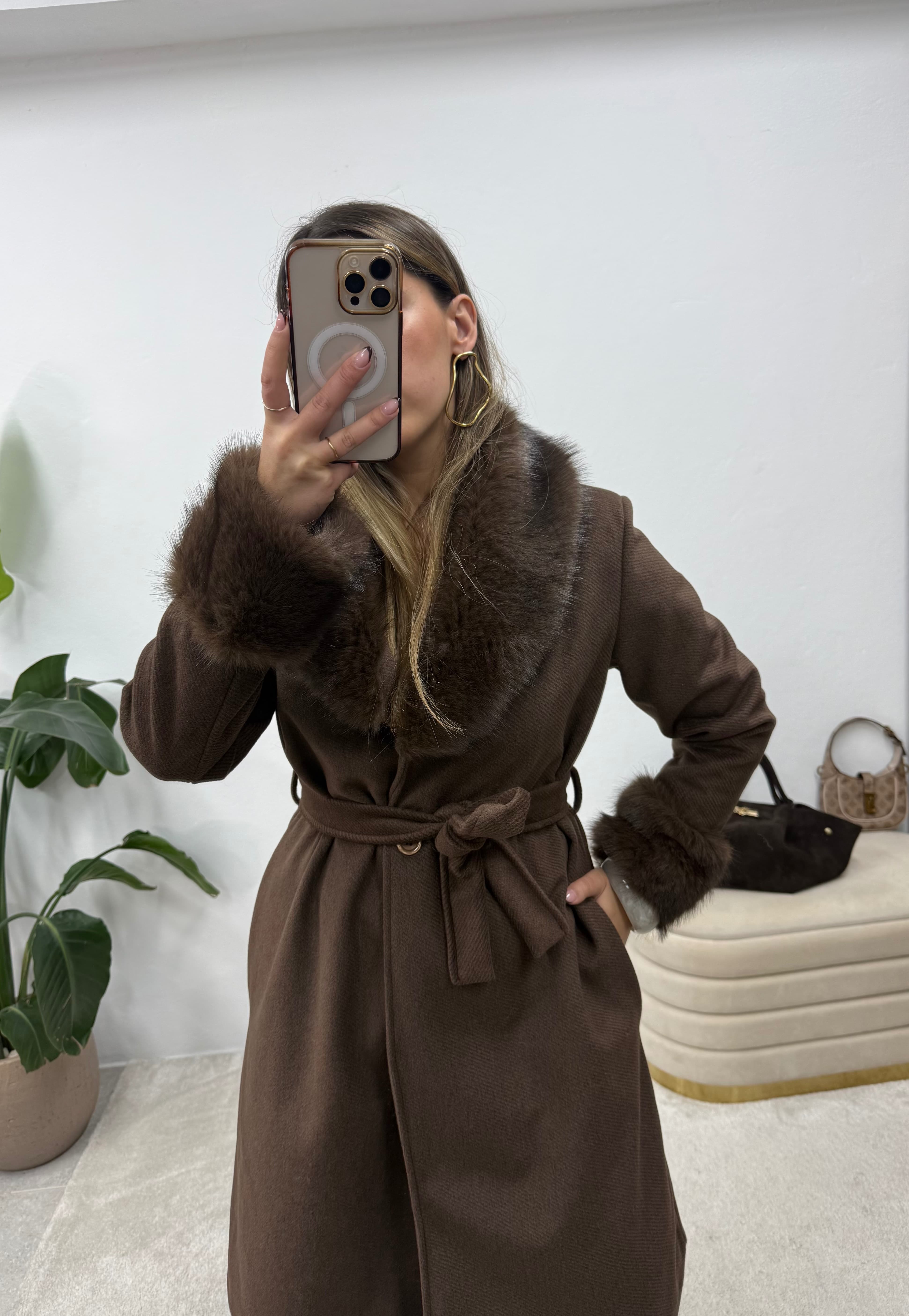 Sobretudo Glam Brown  4