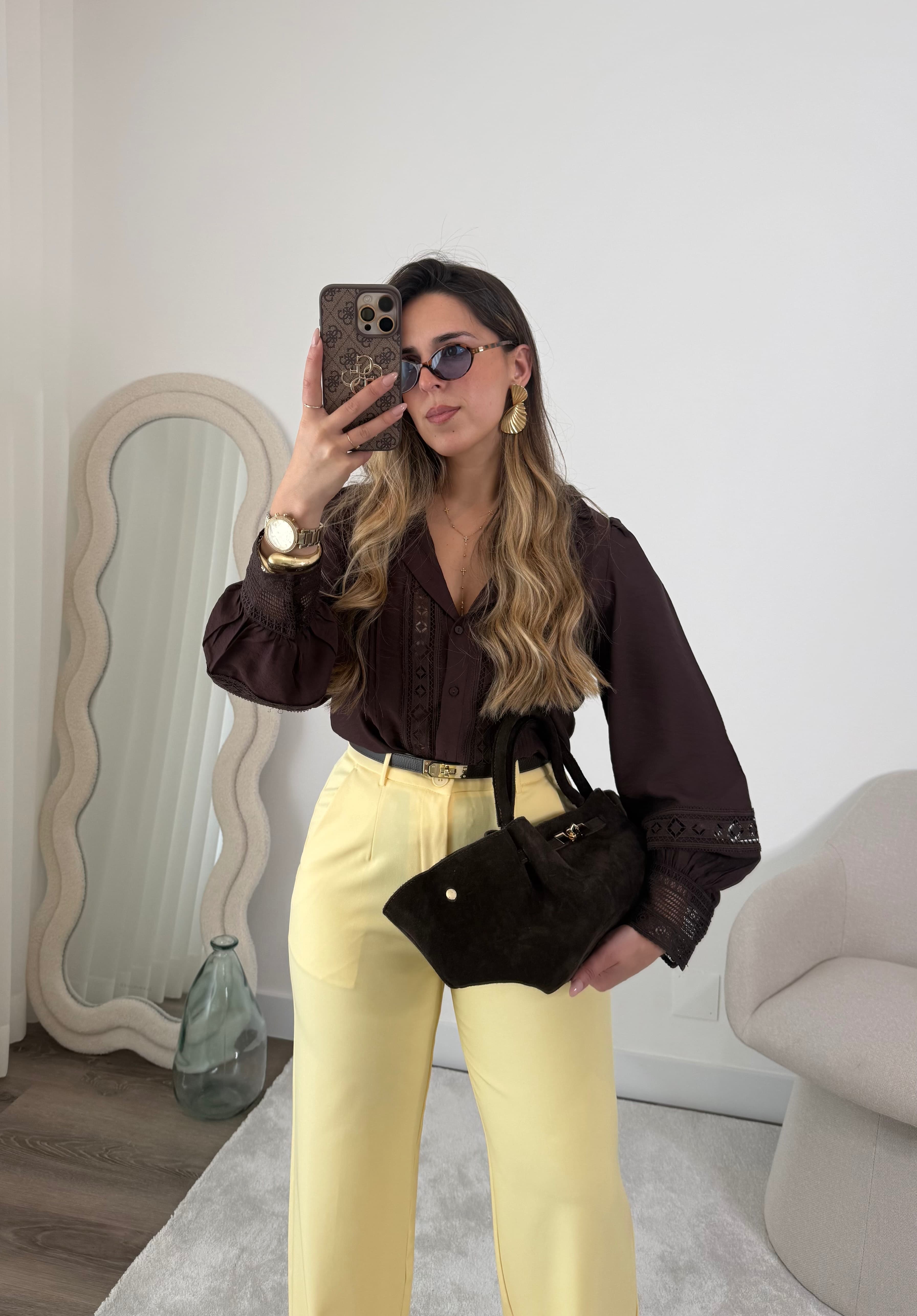 Blusa Mocha Delicate