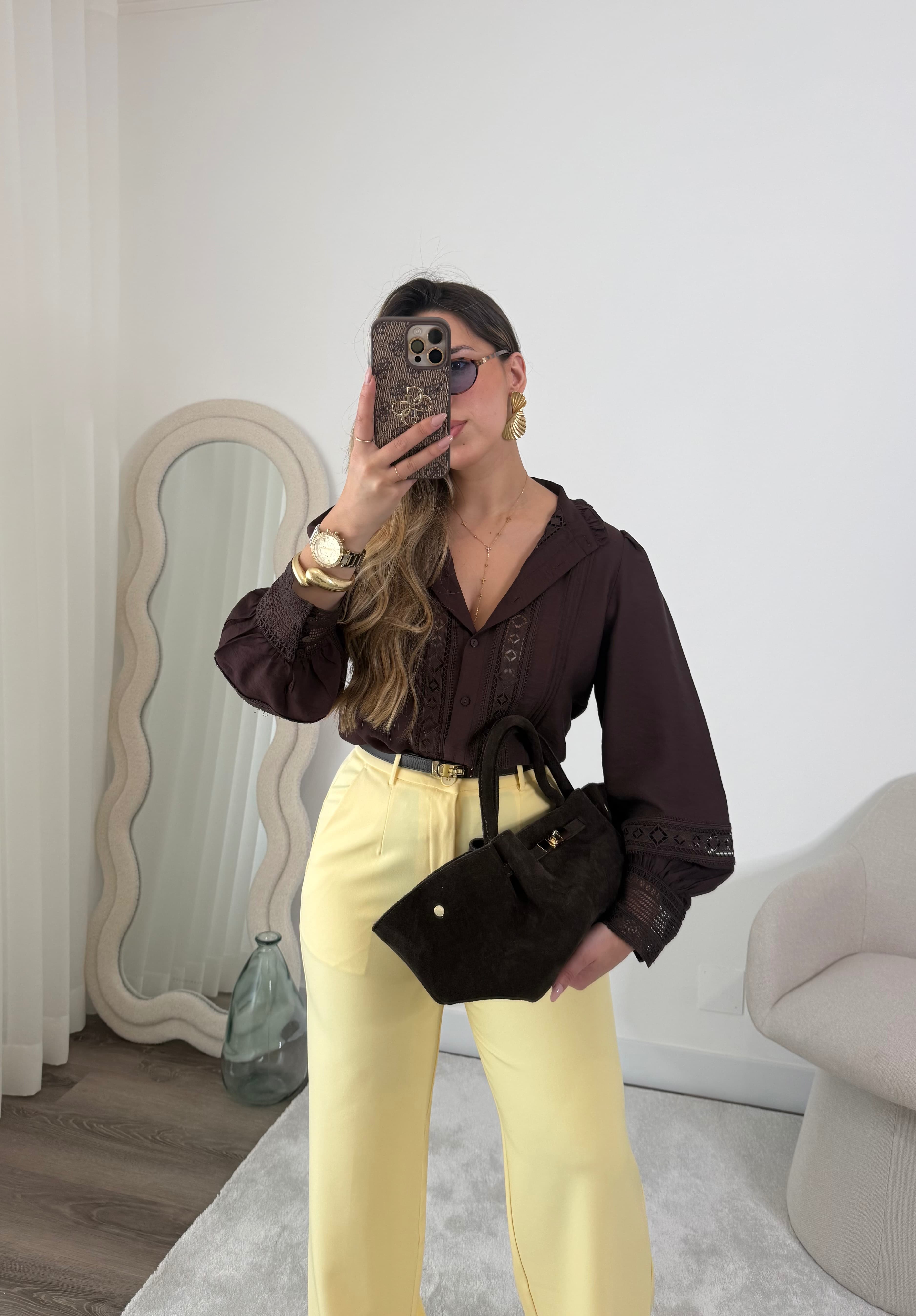 Blusa Mocha Delicate