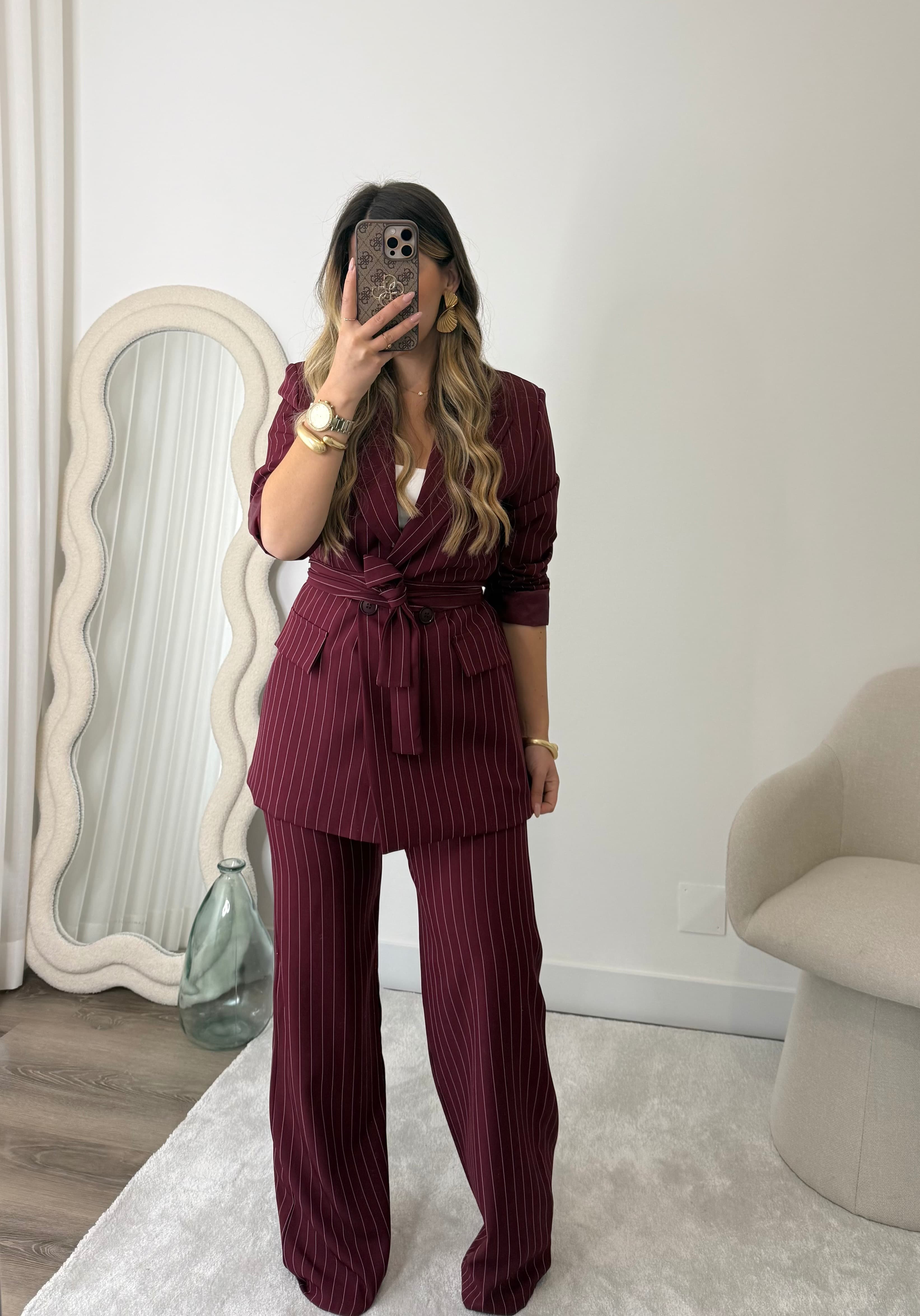 Fato Iconic Femme -Bordeaux  9