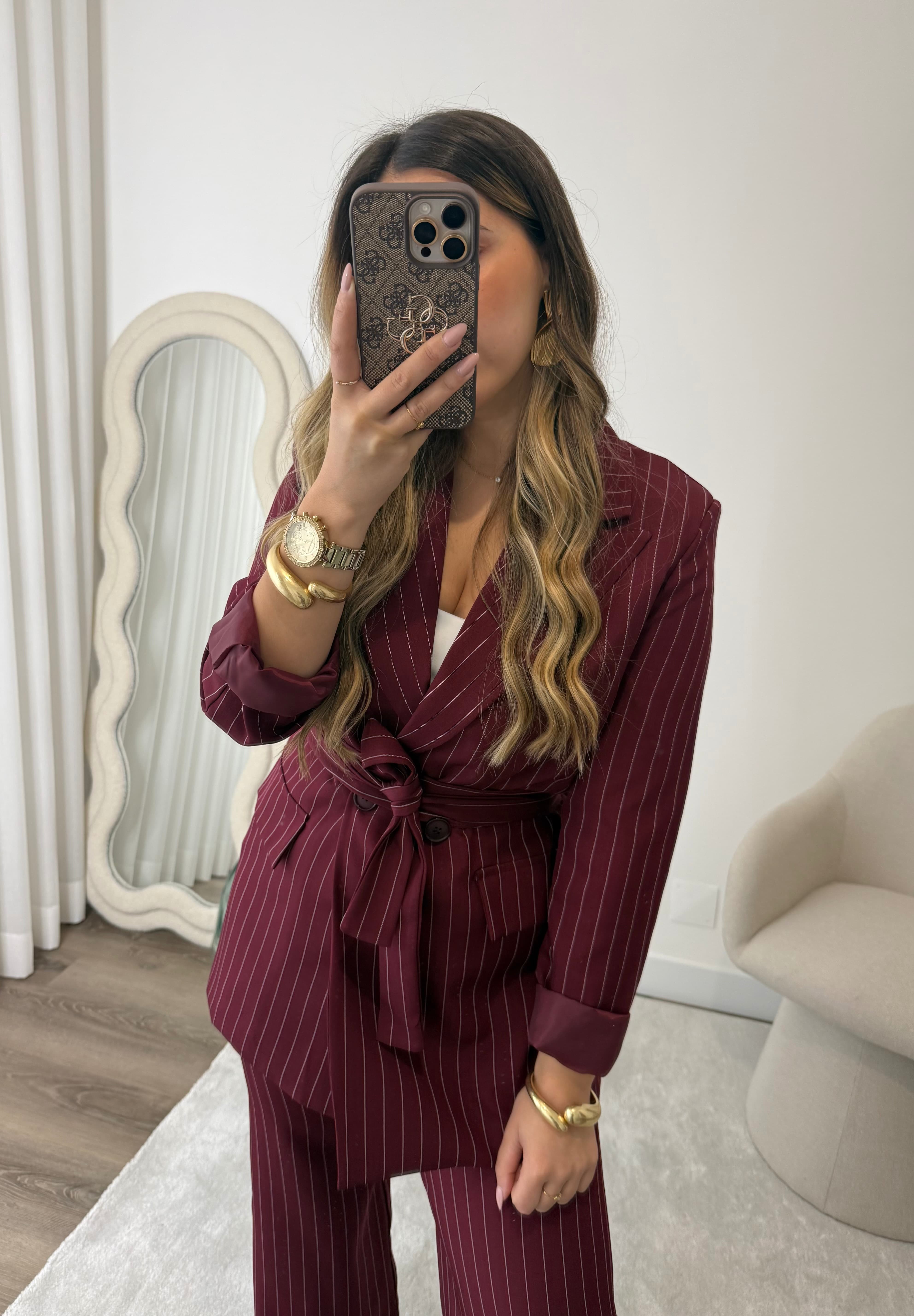 Fato Iconic Femme -Bordeaux  4