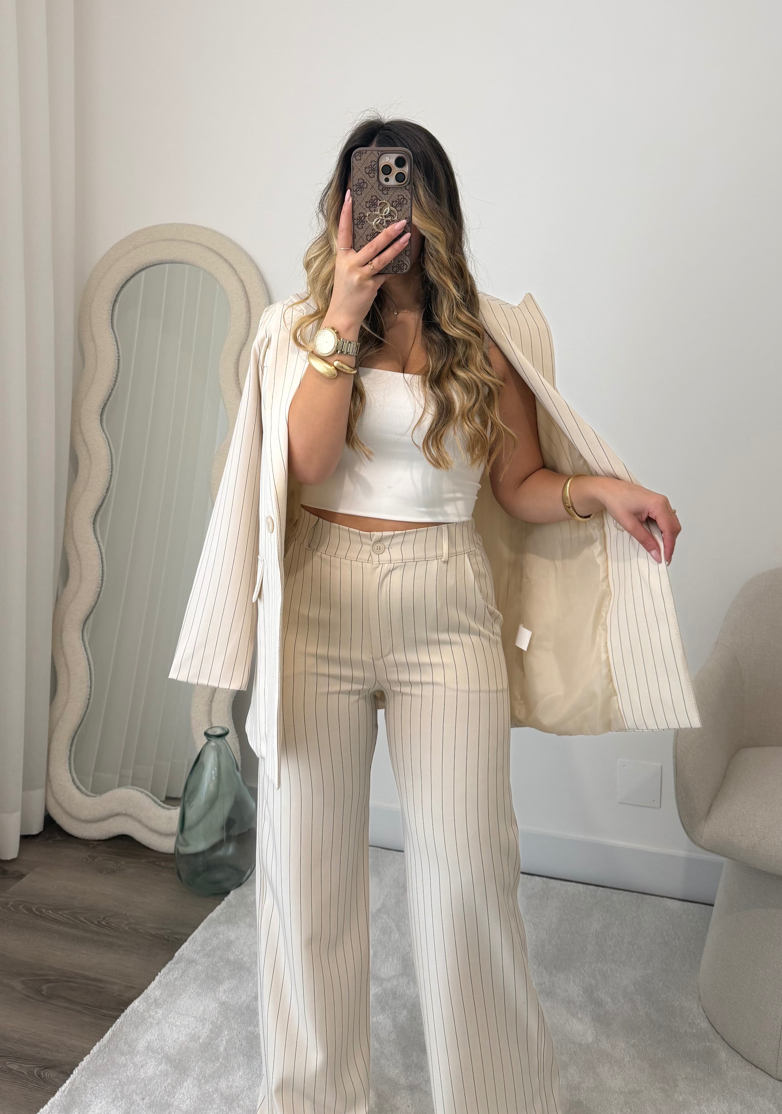 Fato Iconic Femme - Bege 7