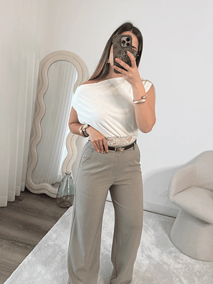 Calça Power Shape Taupe
