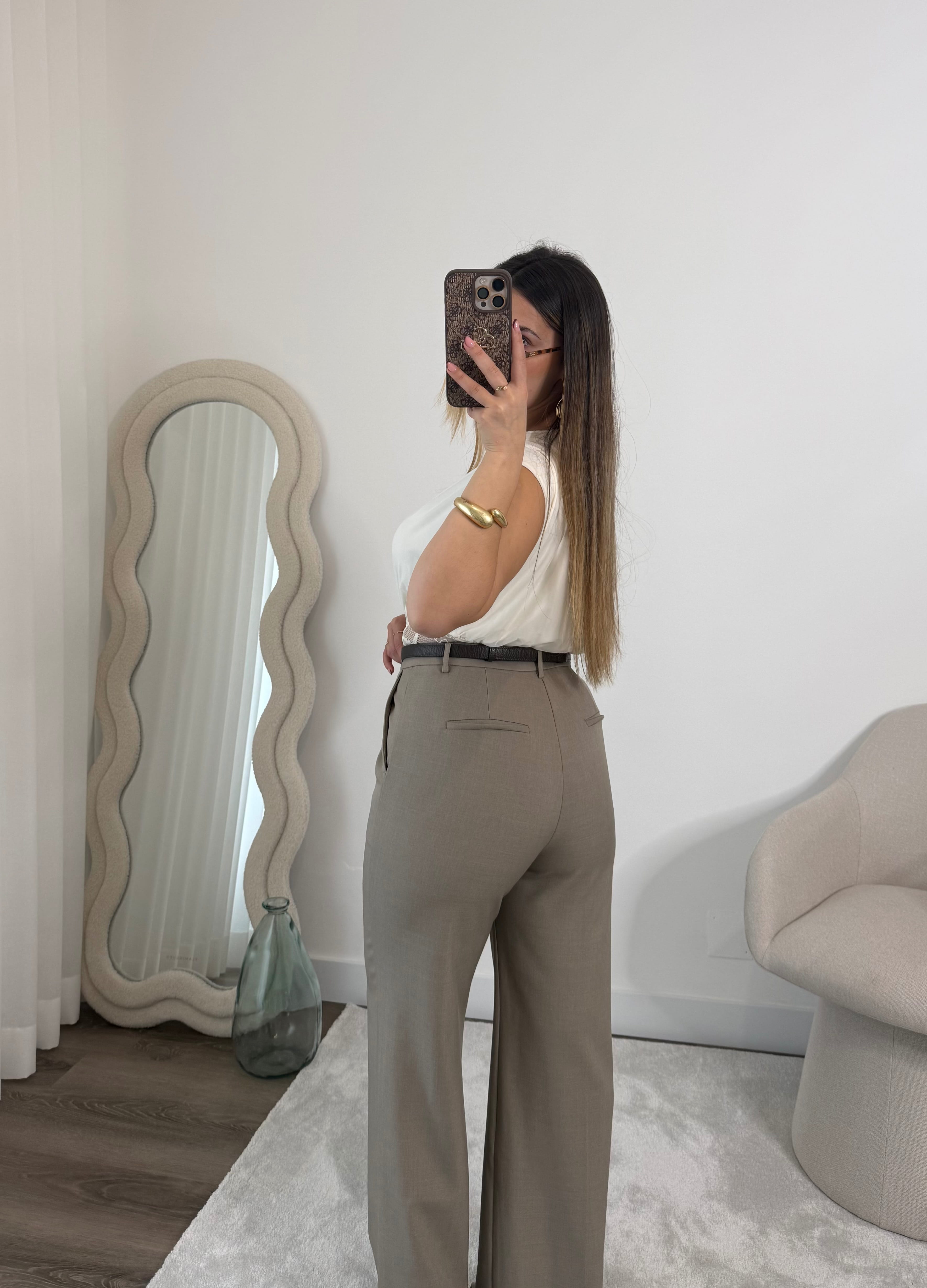Calça Power Shape Taupe 3
