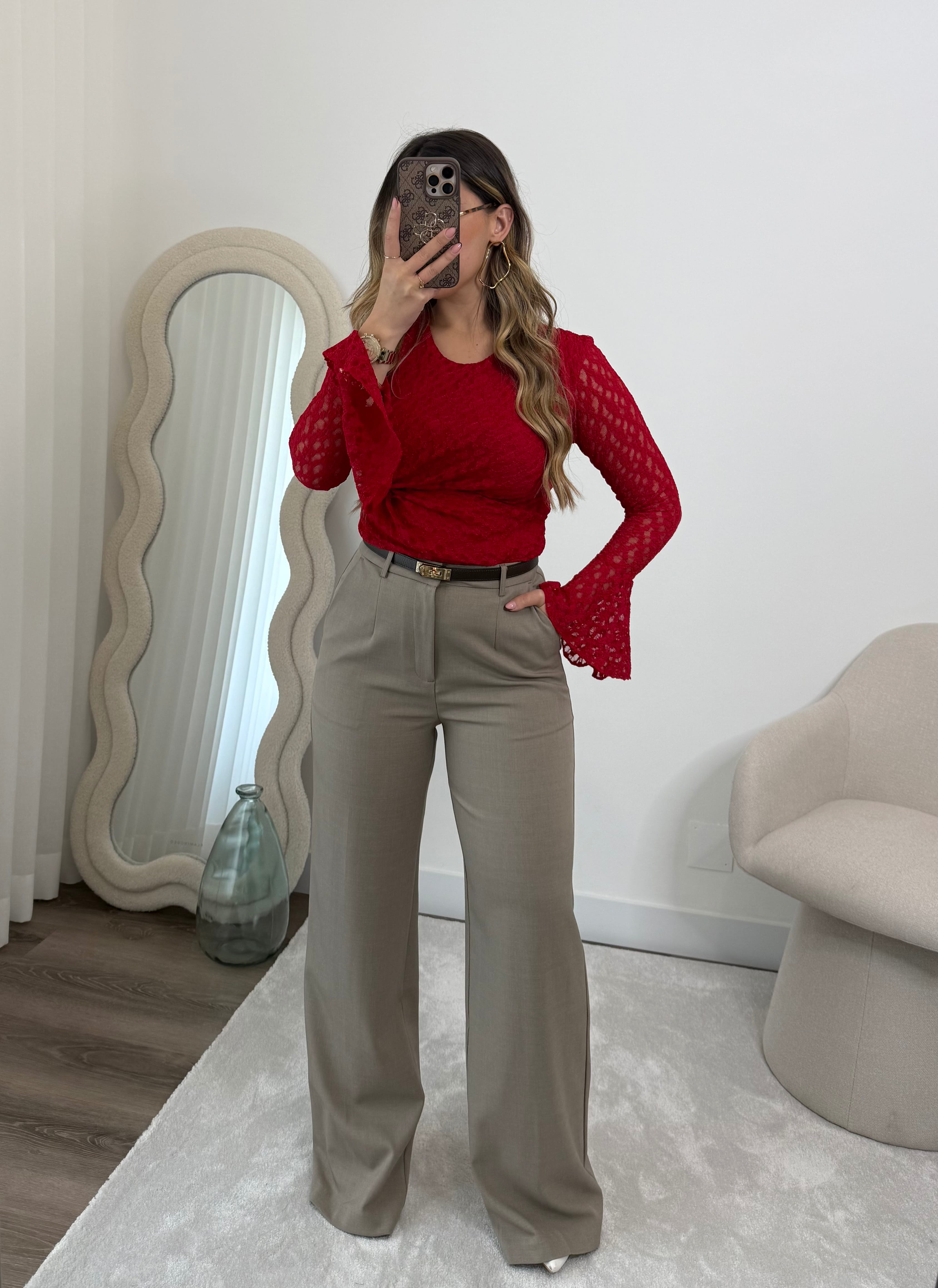 Blusa Delicata Red 4