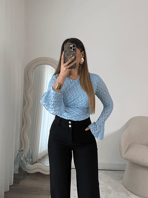 Blusa Delicata Blue 