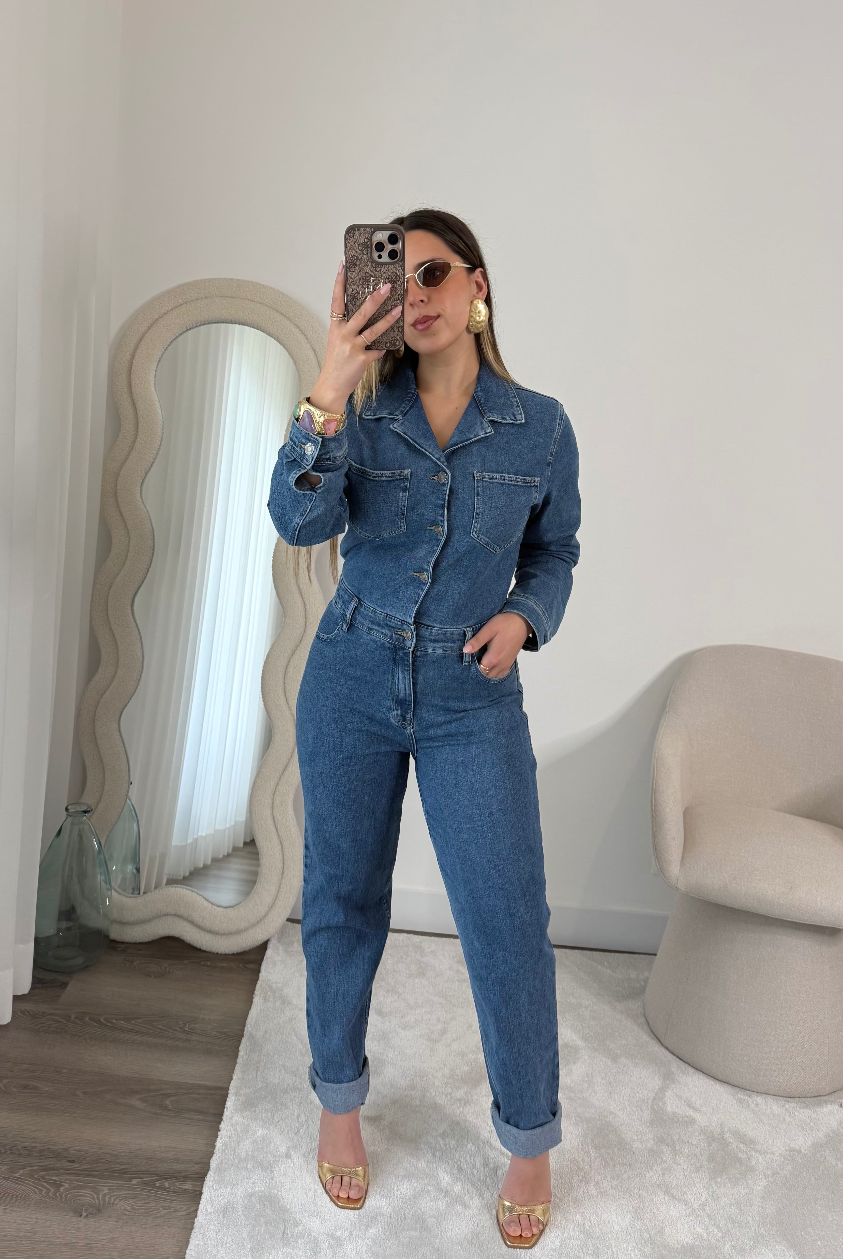 Macacão Denim mom fit  6