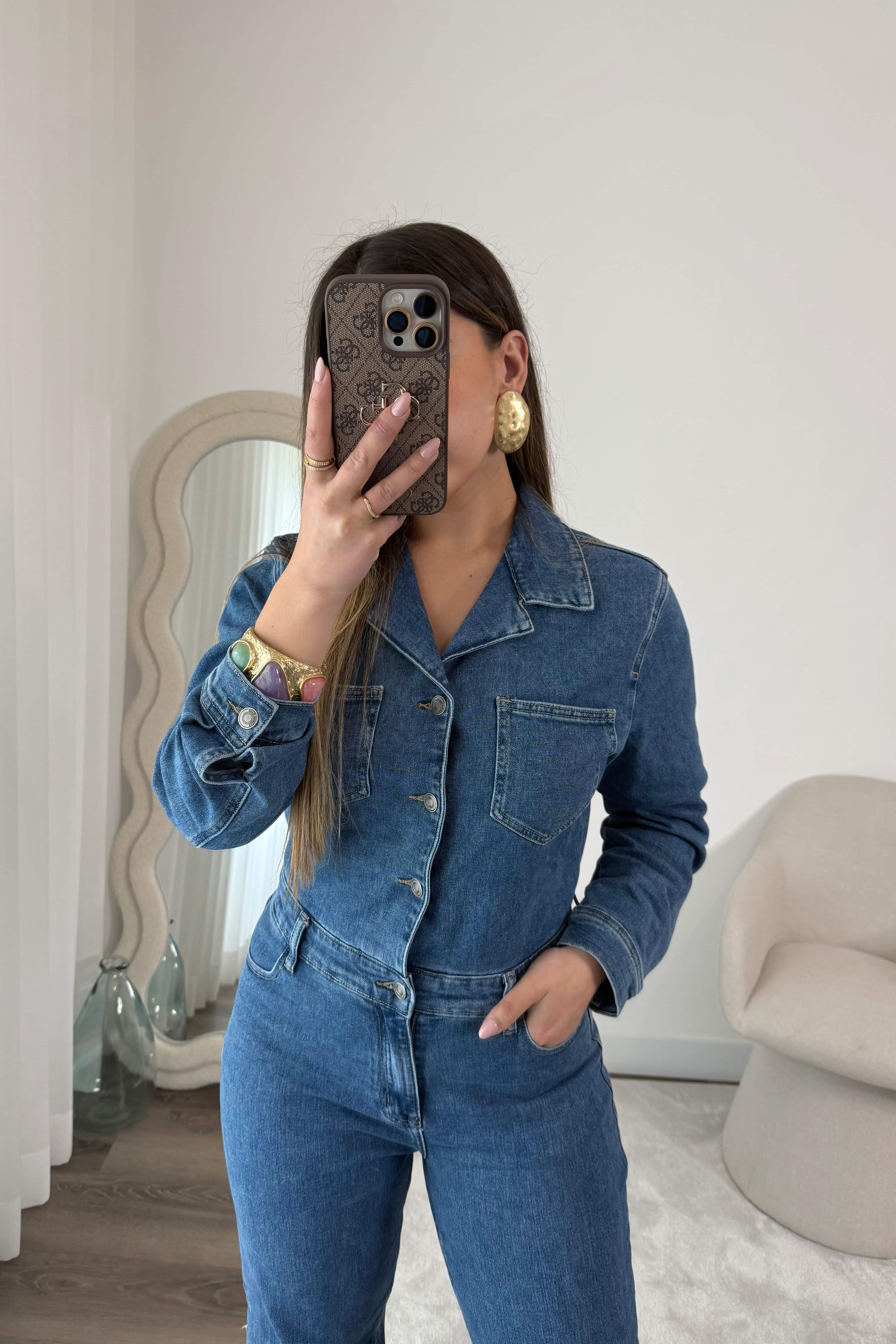 Macacão Denim mom fit  5