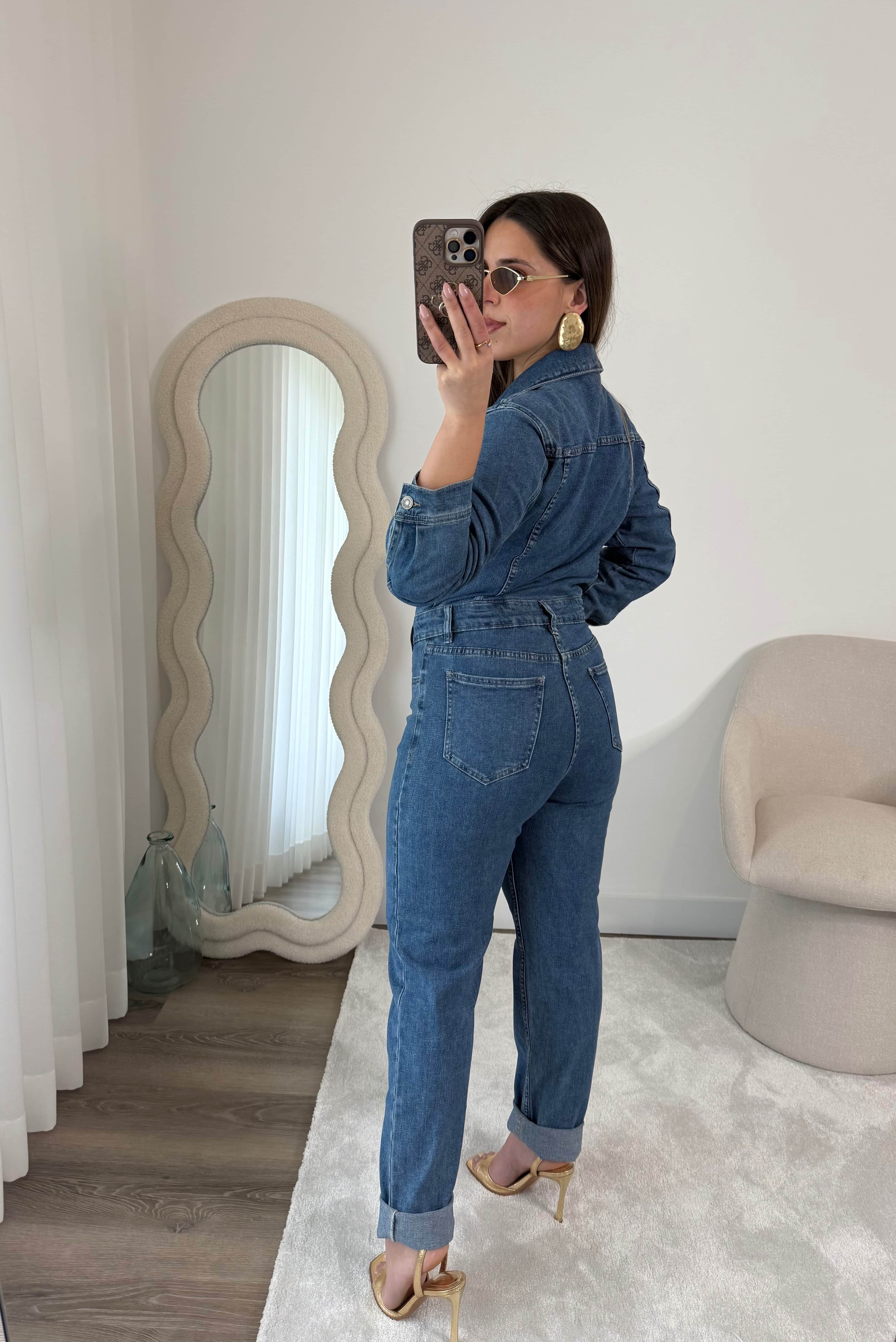Macacão Denim mom fit  3
