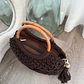 Mala em croché Brown - thumbnail 3
